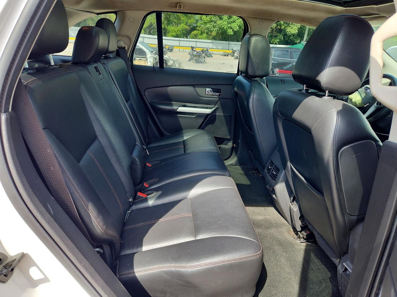2012 Ford Edge Sel White vin: 2FMDK3J98CBA90930