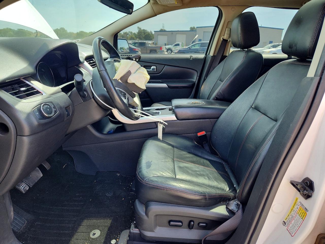 2012 Ford Edge Sel White vin: 2FMDK3J98CBA90930