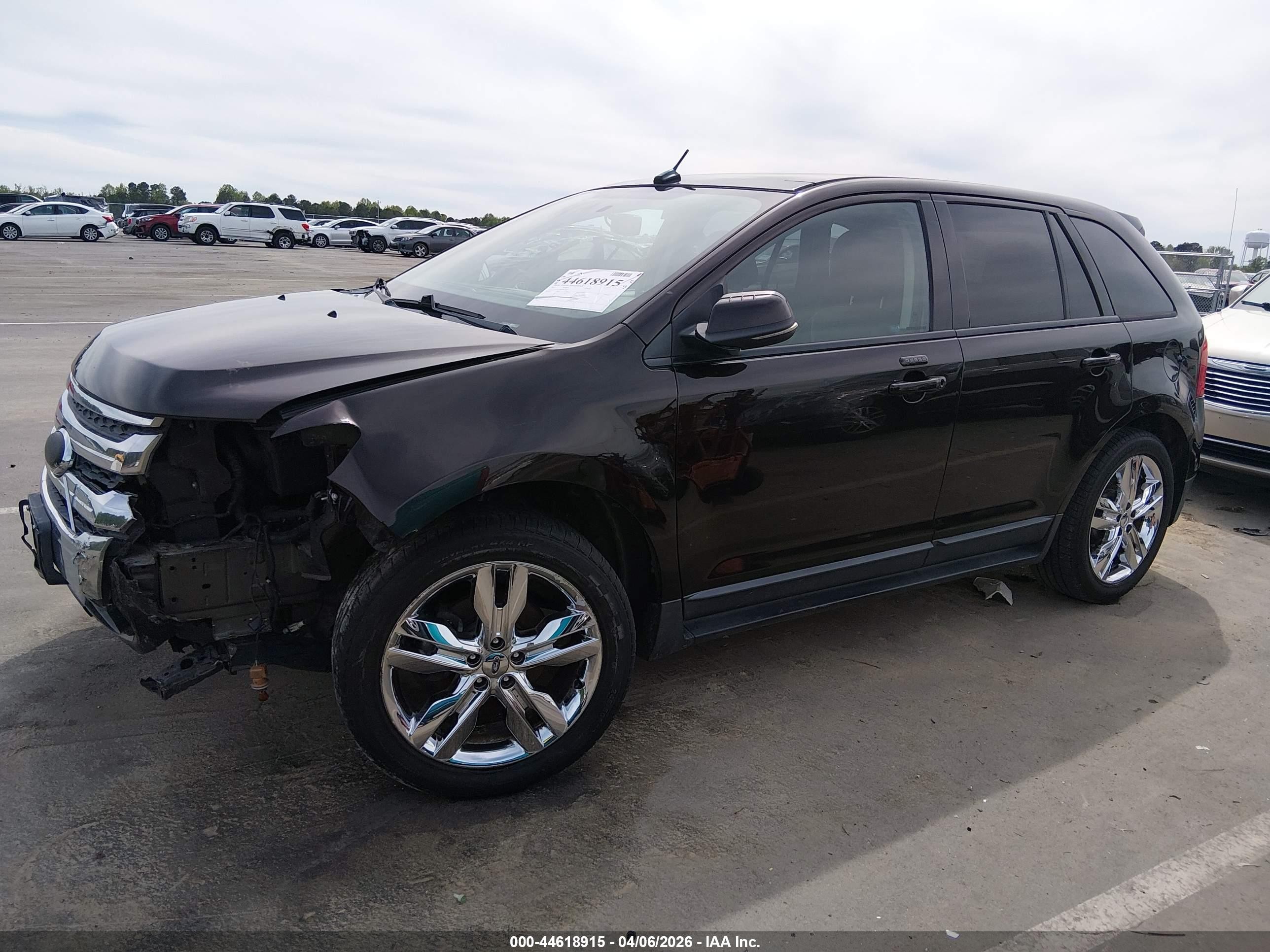 2013 Ford Edge Sel Dark Brown vin: 2FMDK3J98DBB28819