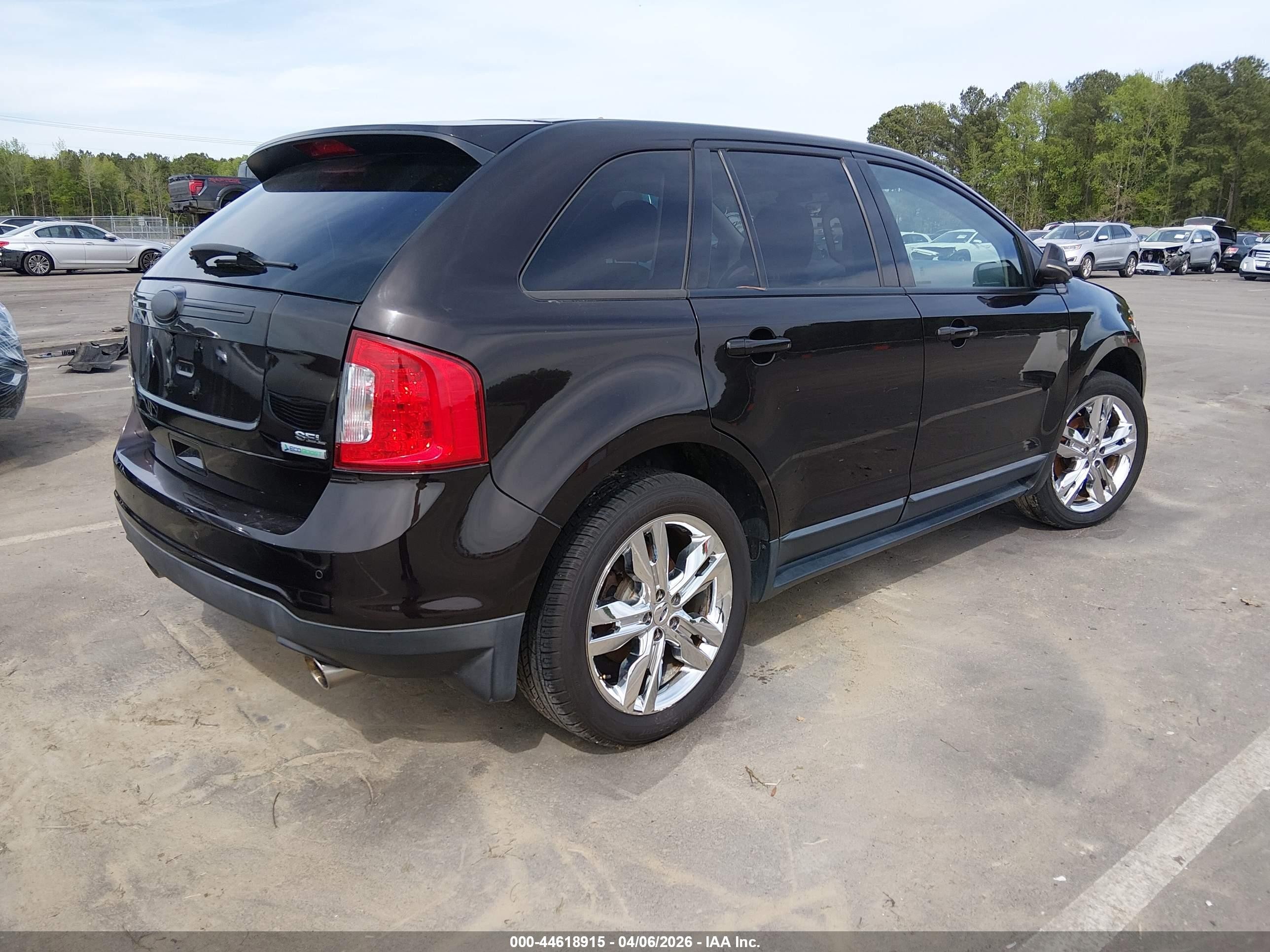 2013 Ford Edge Sel Dark Brown vin: 2FMDK3J98DBB28819