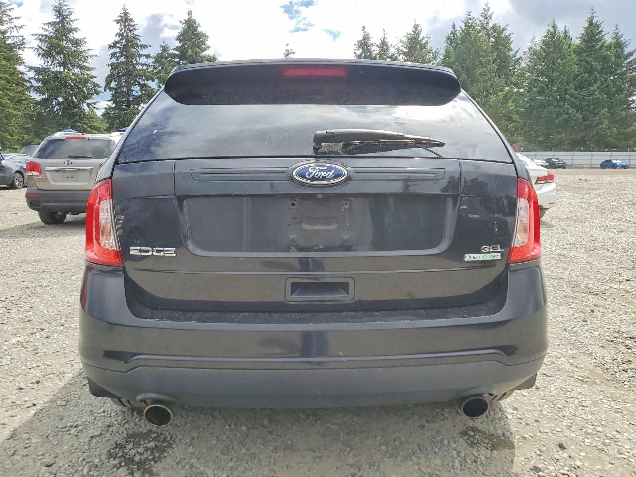 2013 Ford Edge Sel Black vin: 2FMDK3J98DBB86851