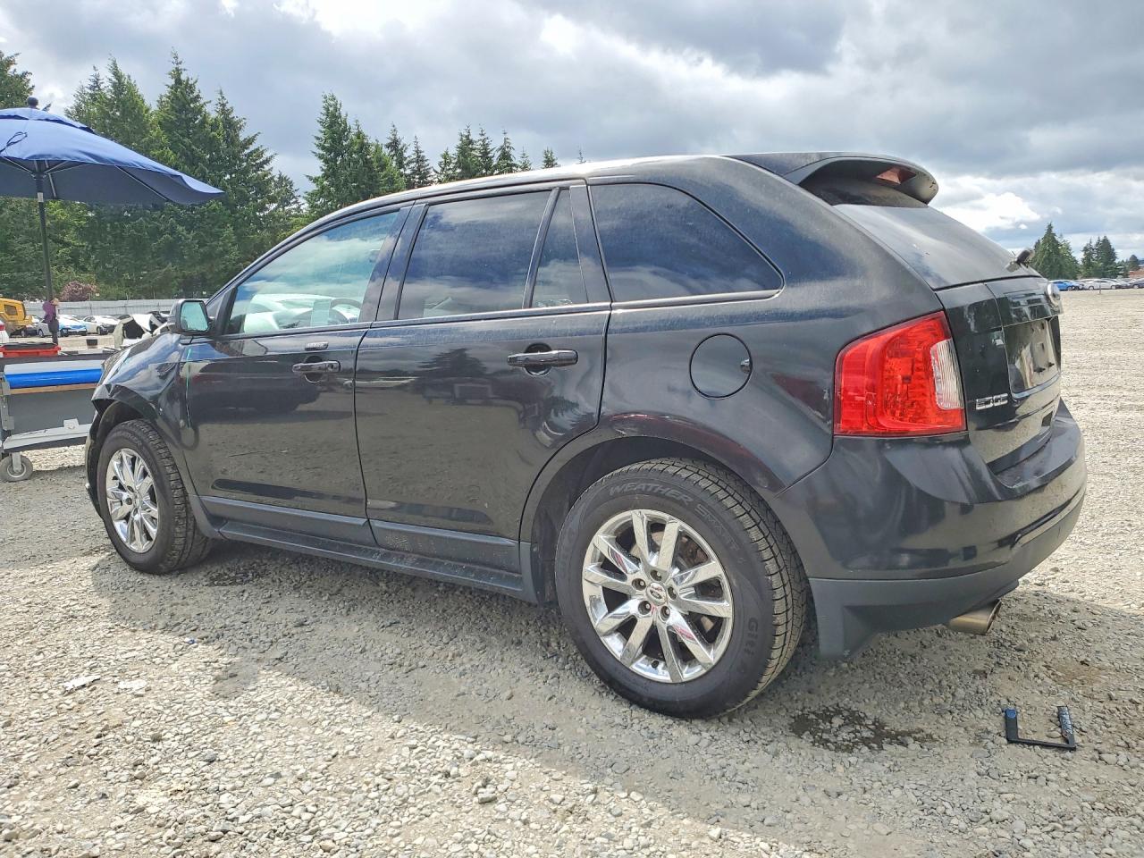 2013 Ford Edge Sel Black vin: 2FMDK3J98DBB86851