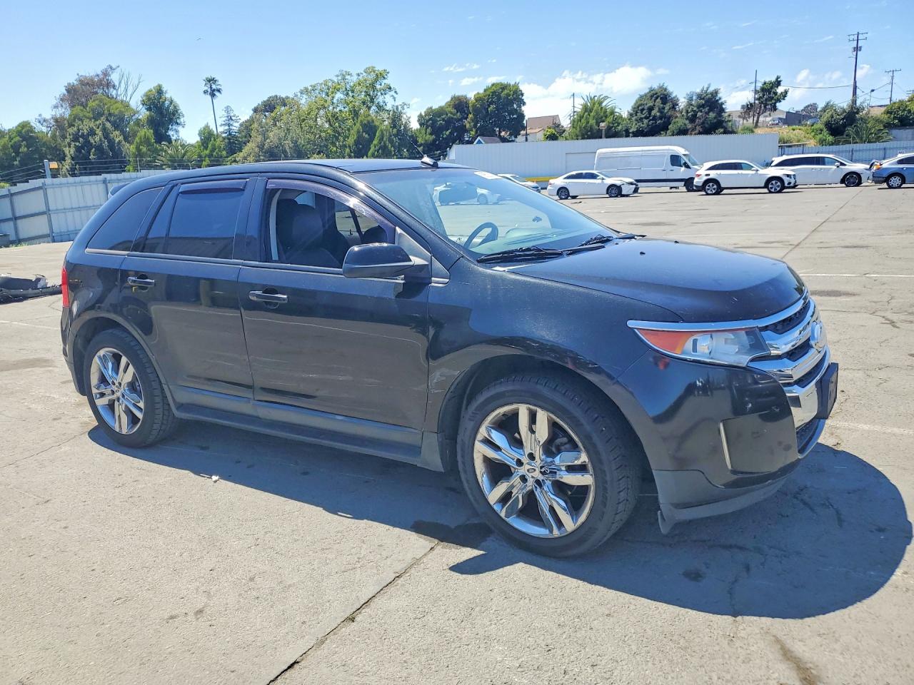 2013 Ford Edge Sel Черный vin: 2FMDK3J98DBC22263