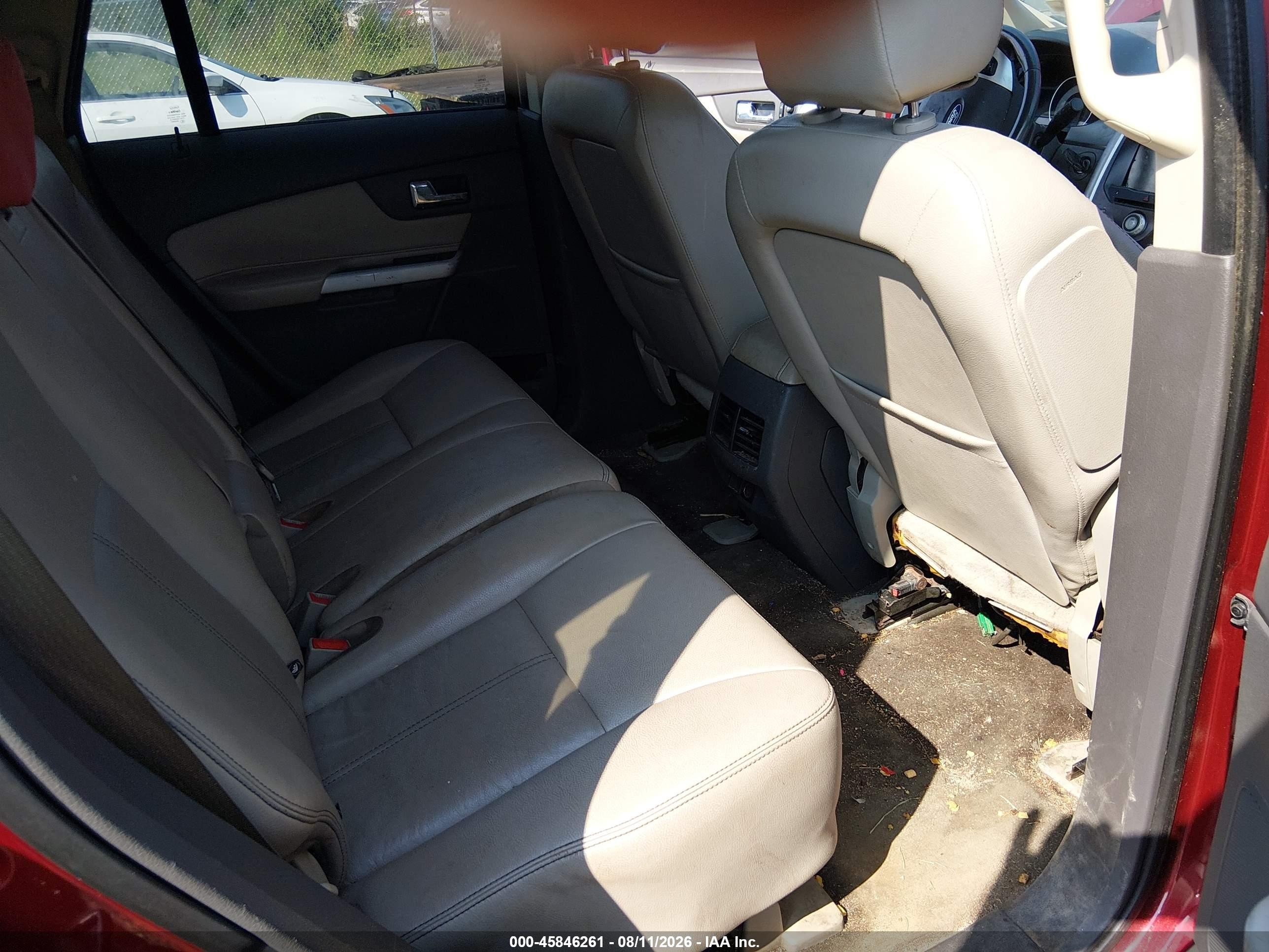 2013 Ford Edge Sel Red vin: 2FMDK3J98DBC25132