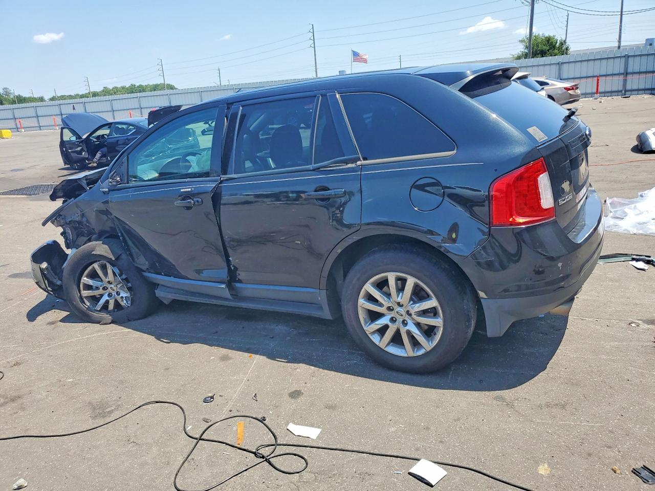 2013 Ford Edge Sel Black vin: 2FMDK3J98DBC48524
