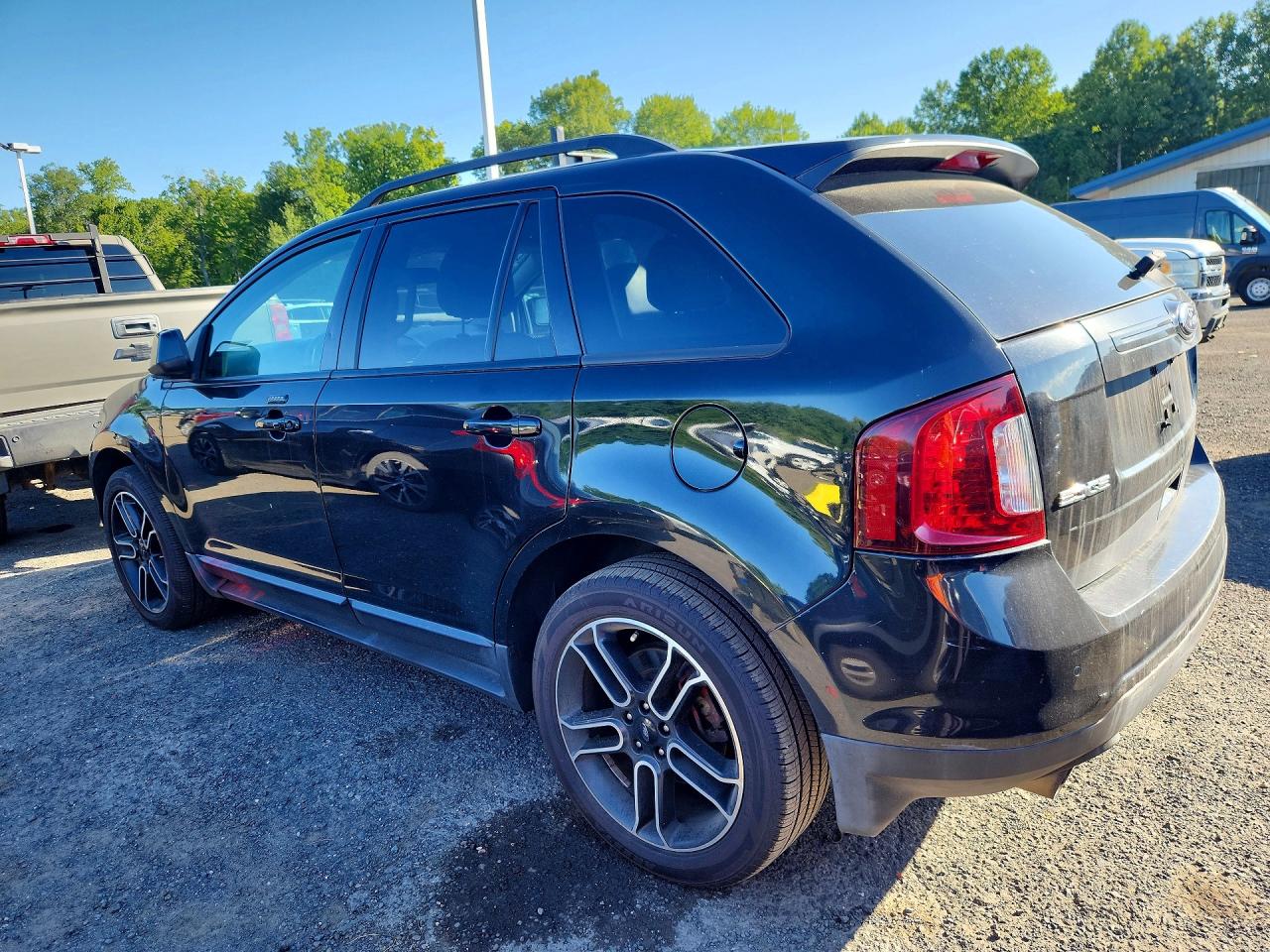 2014 Ford Edge Sel Black vin: 2FMDK3J98EBA00078