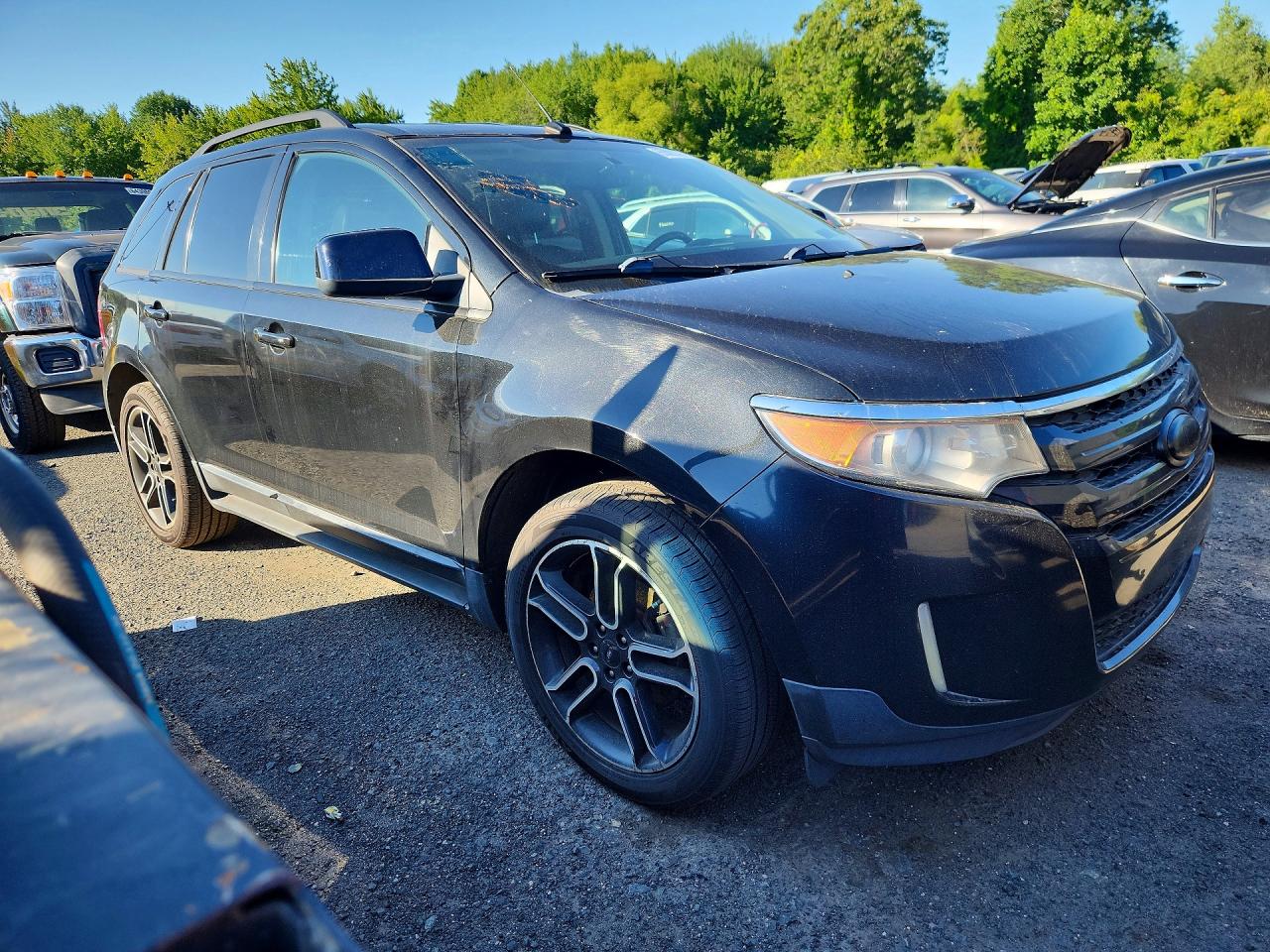 2014 Ford Edge Sel Black vin: 2FMDK3J98EBA00078