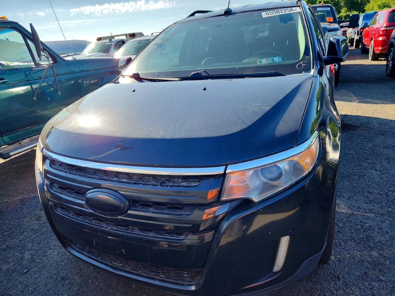 2014 Ford Edge Sel Black vin: 2FMDK3J98EBA00078