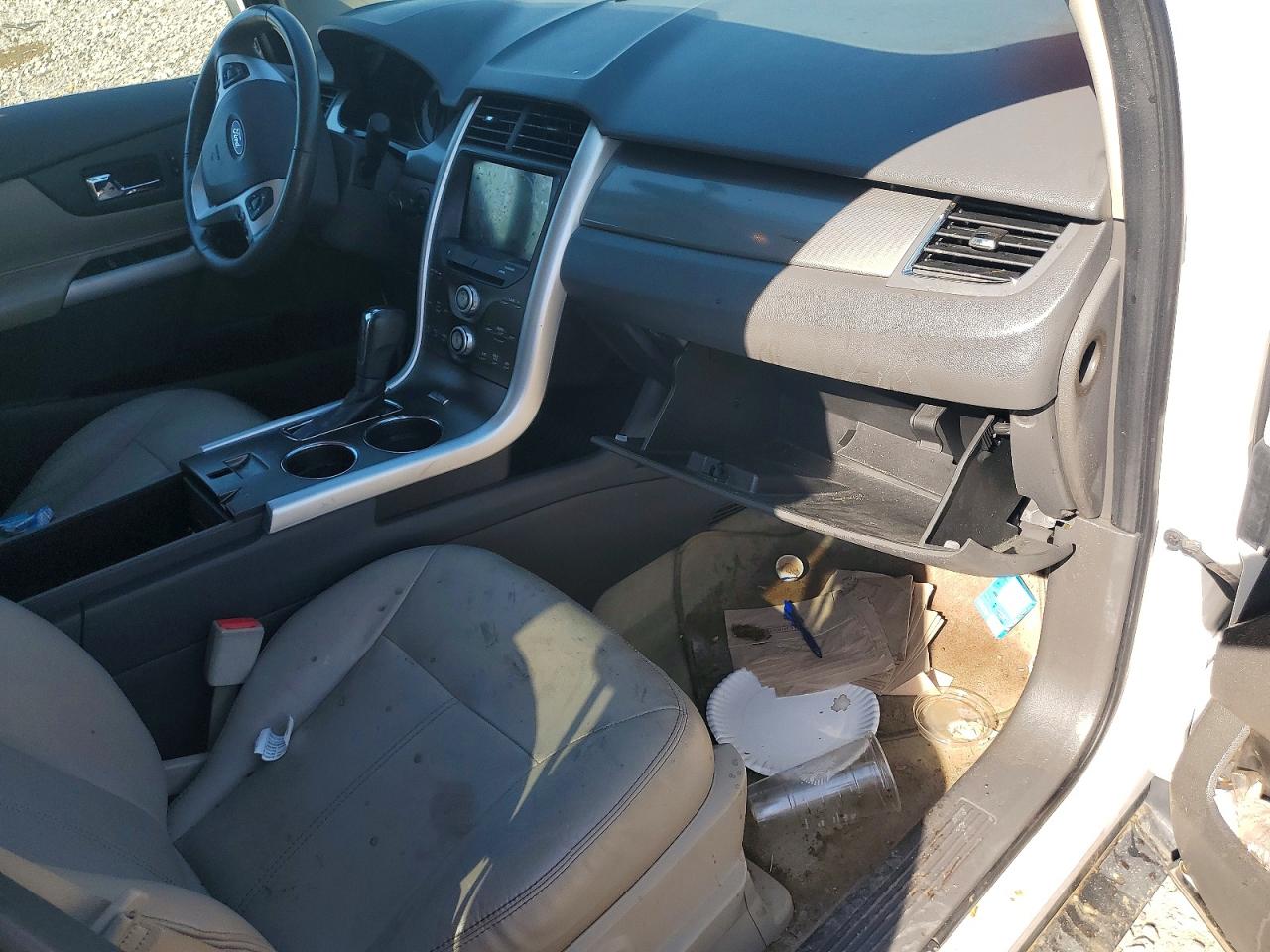 2012 Ford Edge Sel White vin: 2FMDK3J99CBA03598