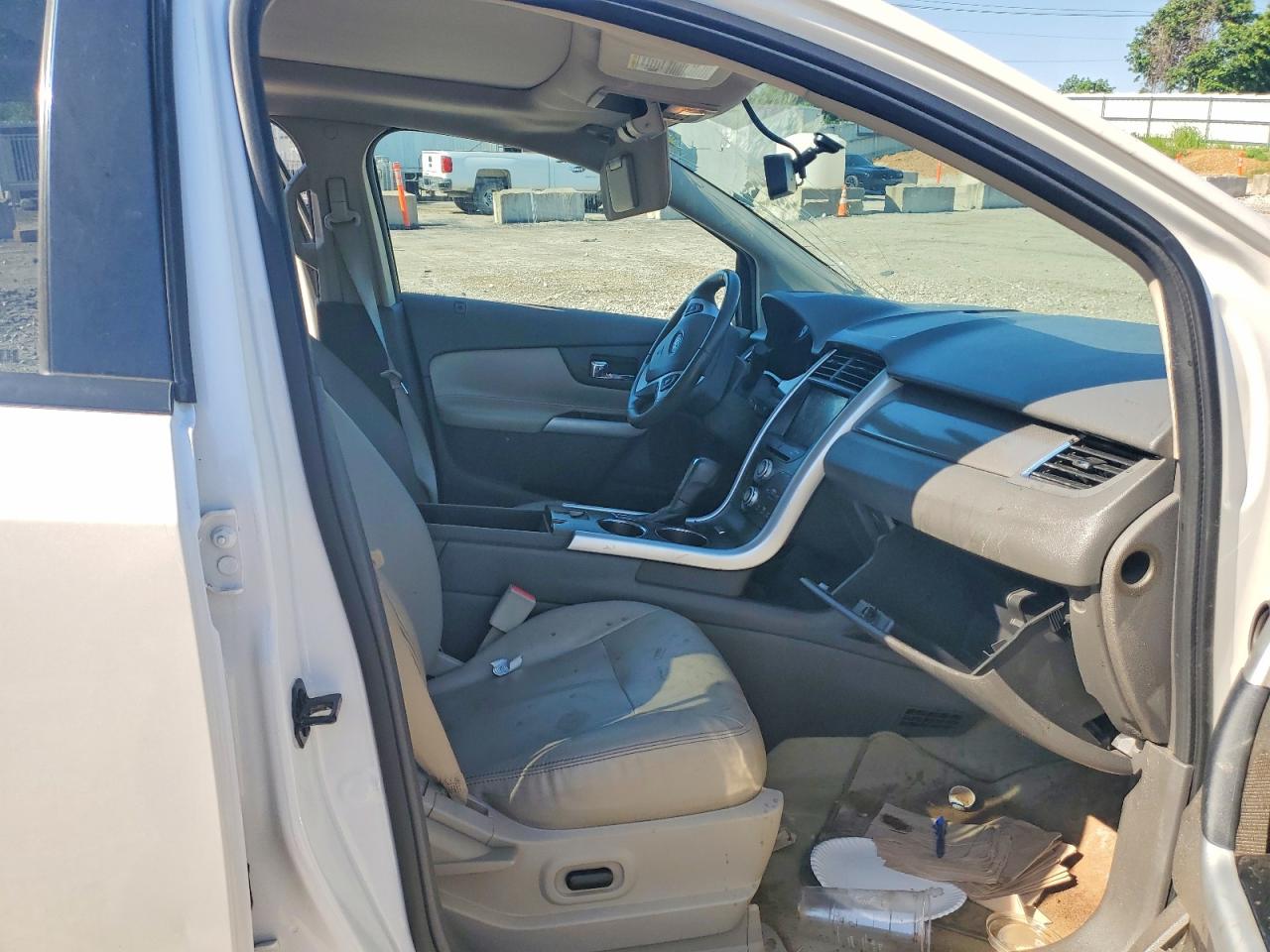 2012 Ford Edge Sel White vin: 2FMDK3J99CBA03598