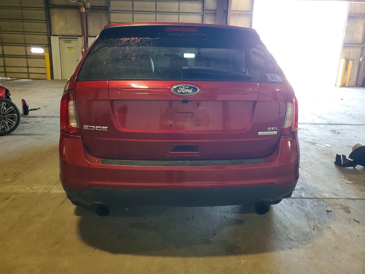 2013 Ford Edge Sel Burgundy vin: 2FMDK3J99DBB20454