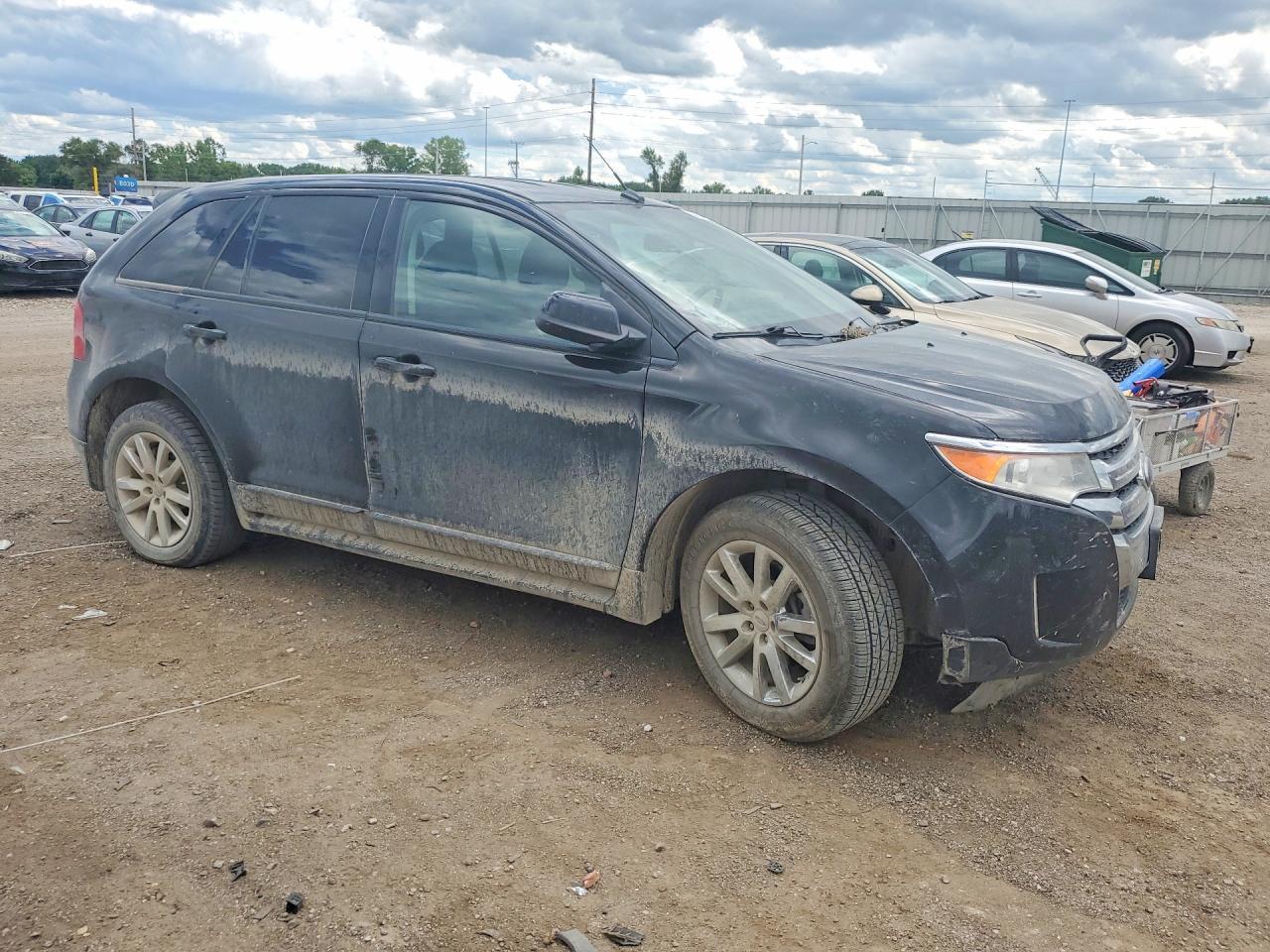 2013 Ford Edge Sel Черный vin: 2FMDK3J99DBB64728