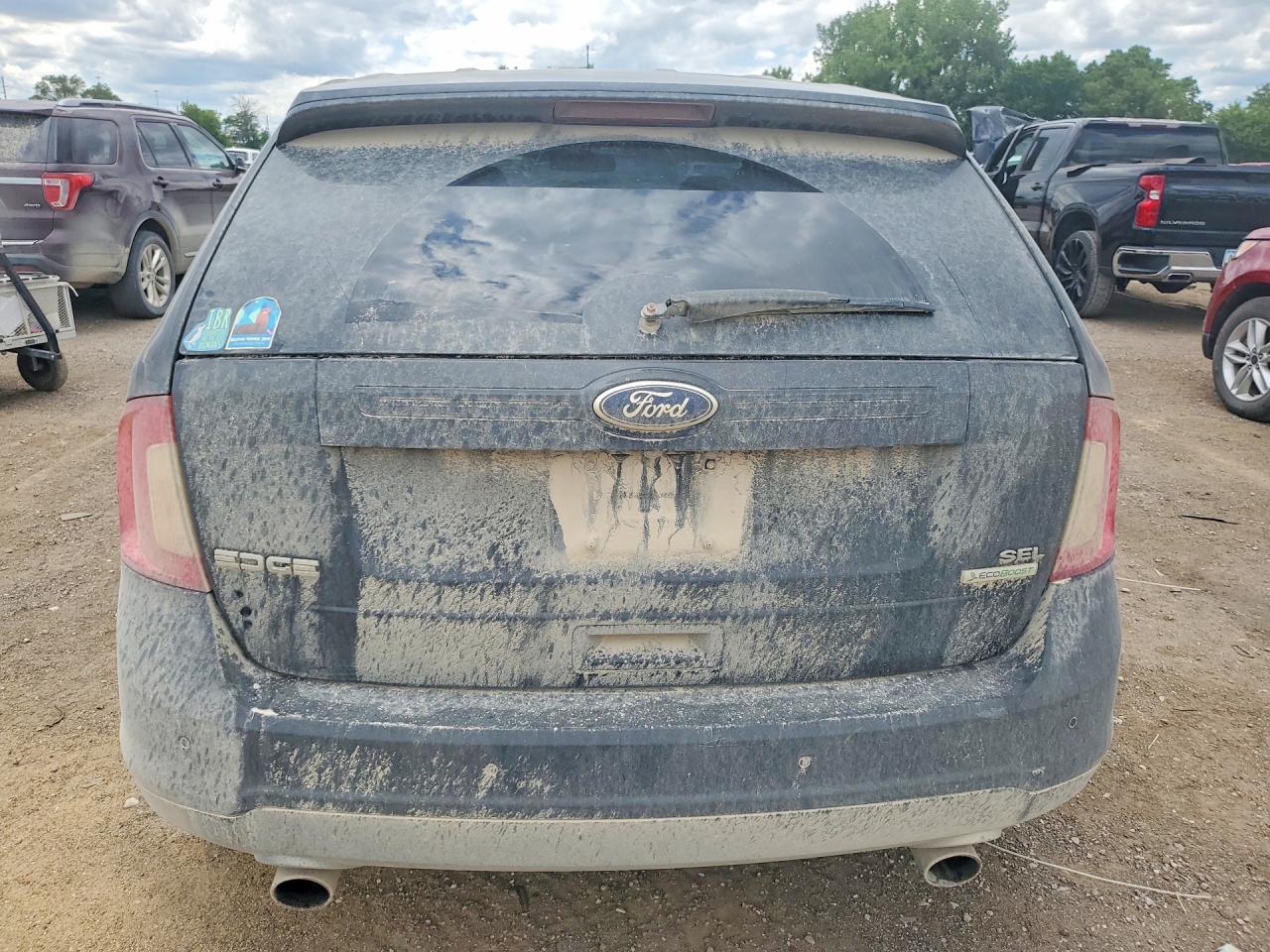 2013 Ford Edge Sel Черный vin: 2FMDK3J99DBB64728