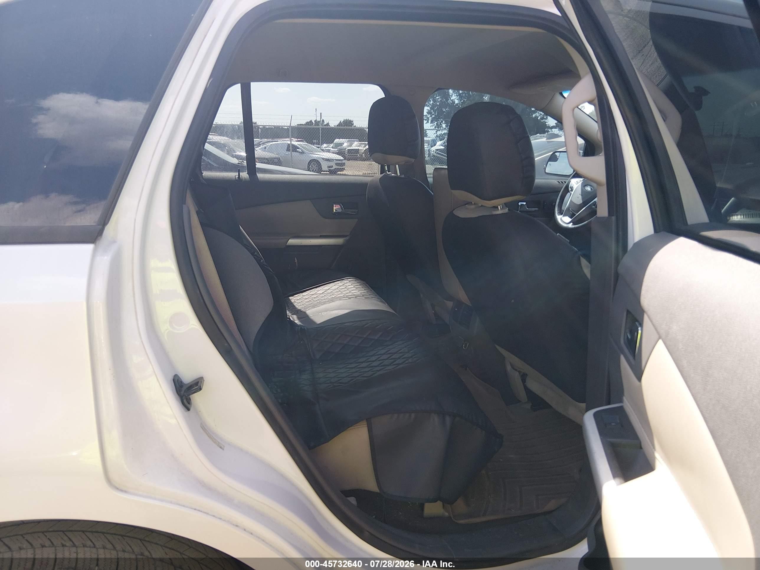 2013 Ford Edge Sel White vin: 2FMDK3J99DBB69086