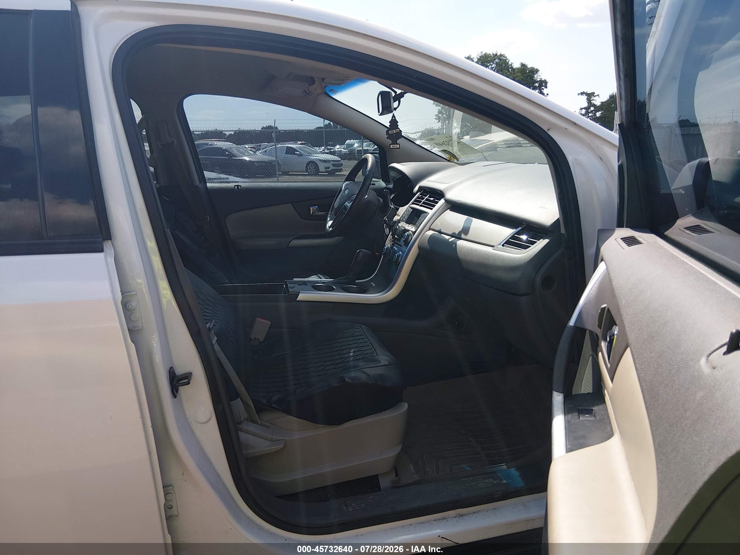 2013 Ford Edge Sel White vin: 2FMDK3J99DBB69086