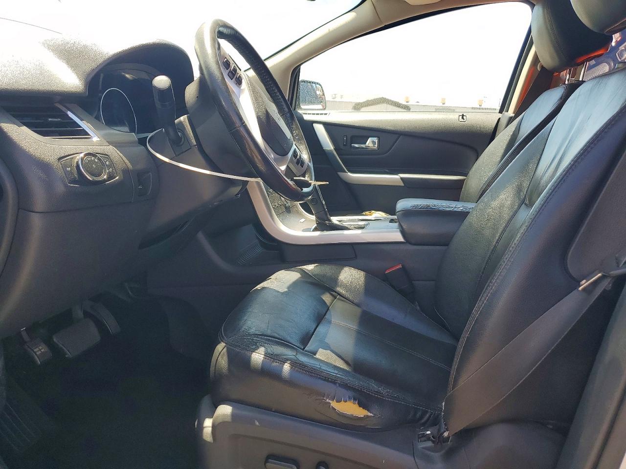 2014 Ford Edge Sel White vin: 2FMDK3J99EBA95444