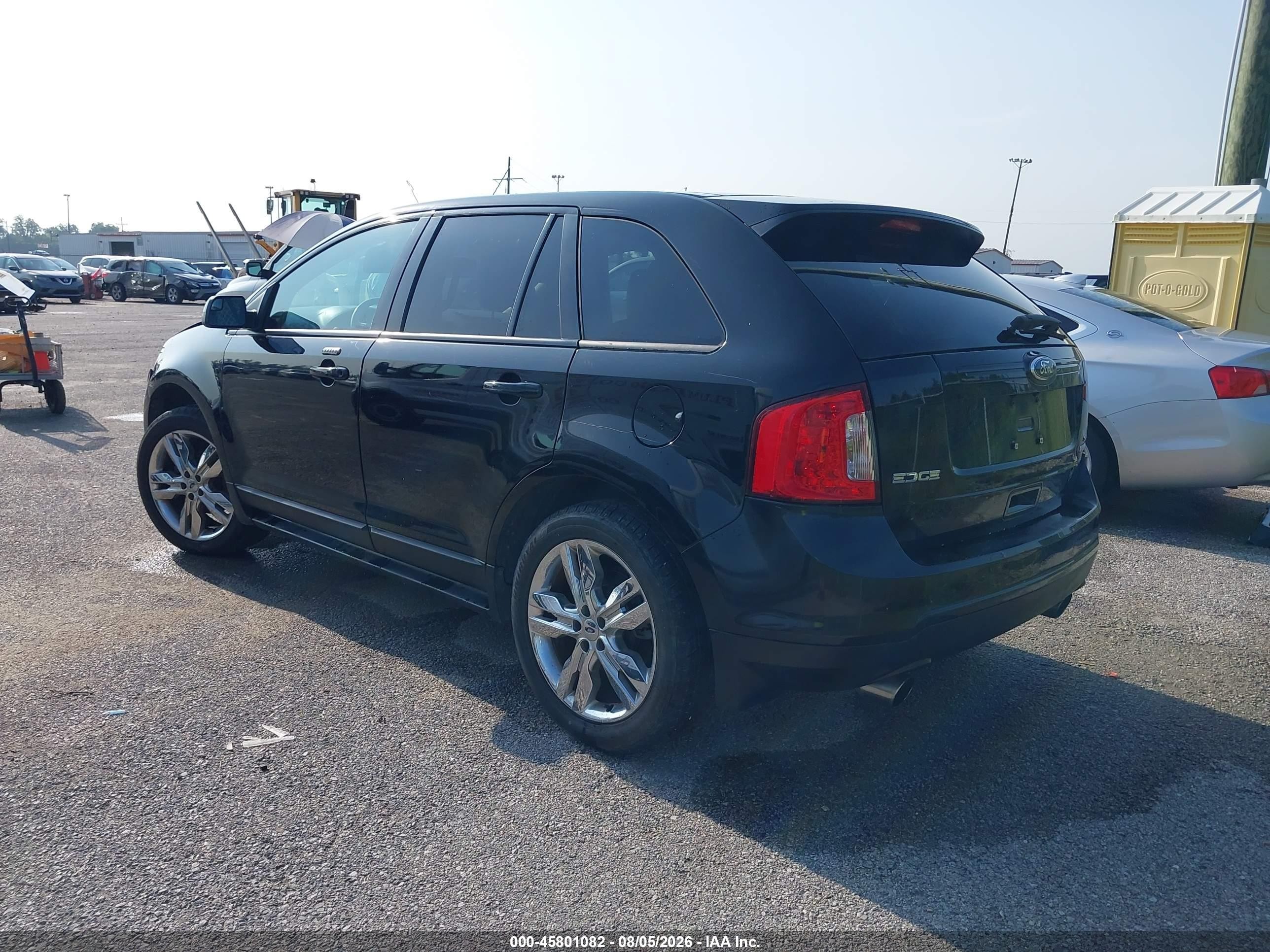 2012 Ford Edge Sel Black vin: 2FMDK3J9XCBA02167