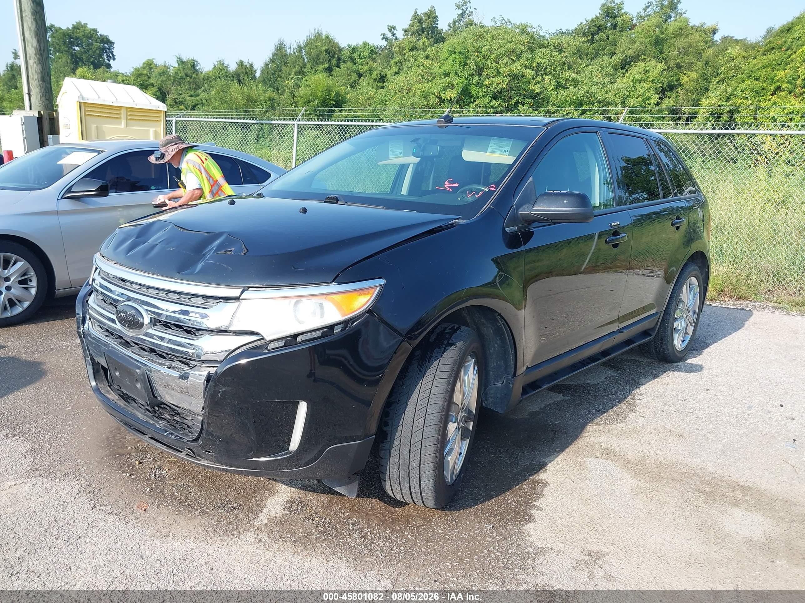 2012 Ford Edge Sel Black vin: 2FMDK3J9XCBA02167
