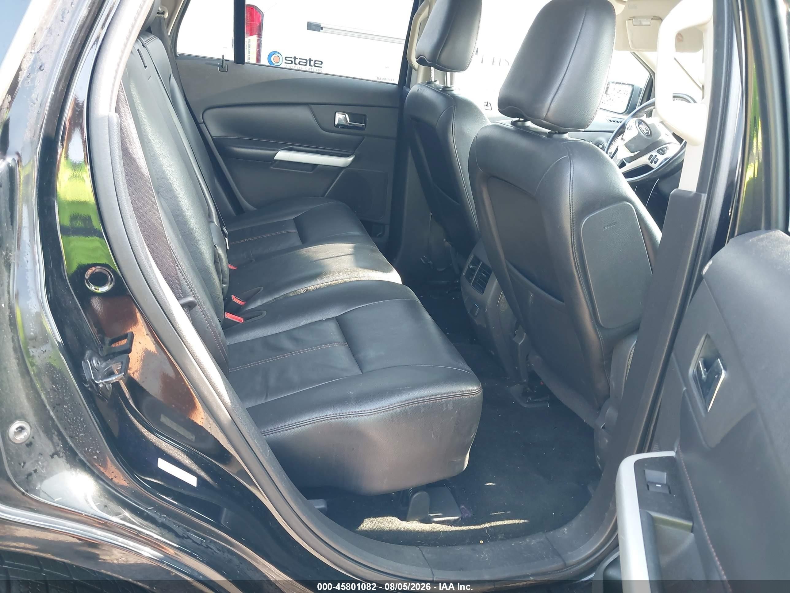 2012 Ford Edge Sel Black vin: 2FMDK3J9XCBA02167