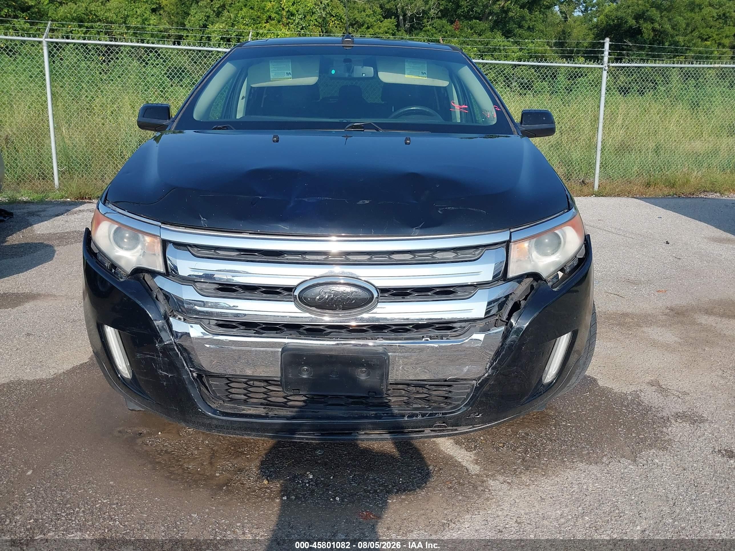 2012 Ford Edge Sel Black vin: 2FMDK3J9XCBA02167