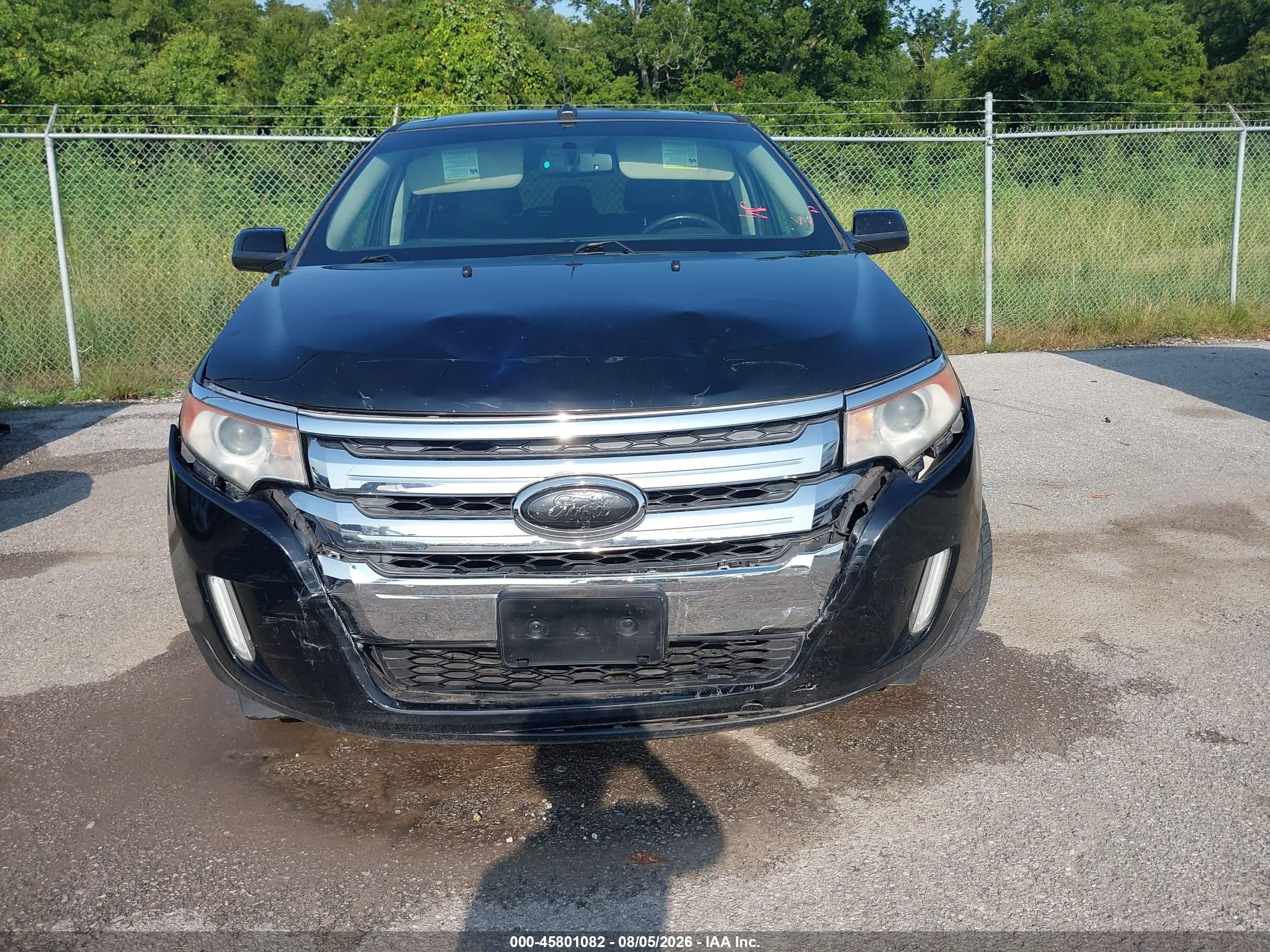 2012 Ford Edge Sel Black vin: 2FMDK3J9XCBA02167