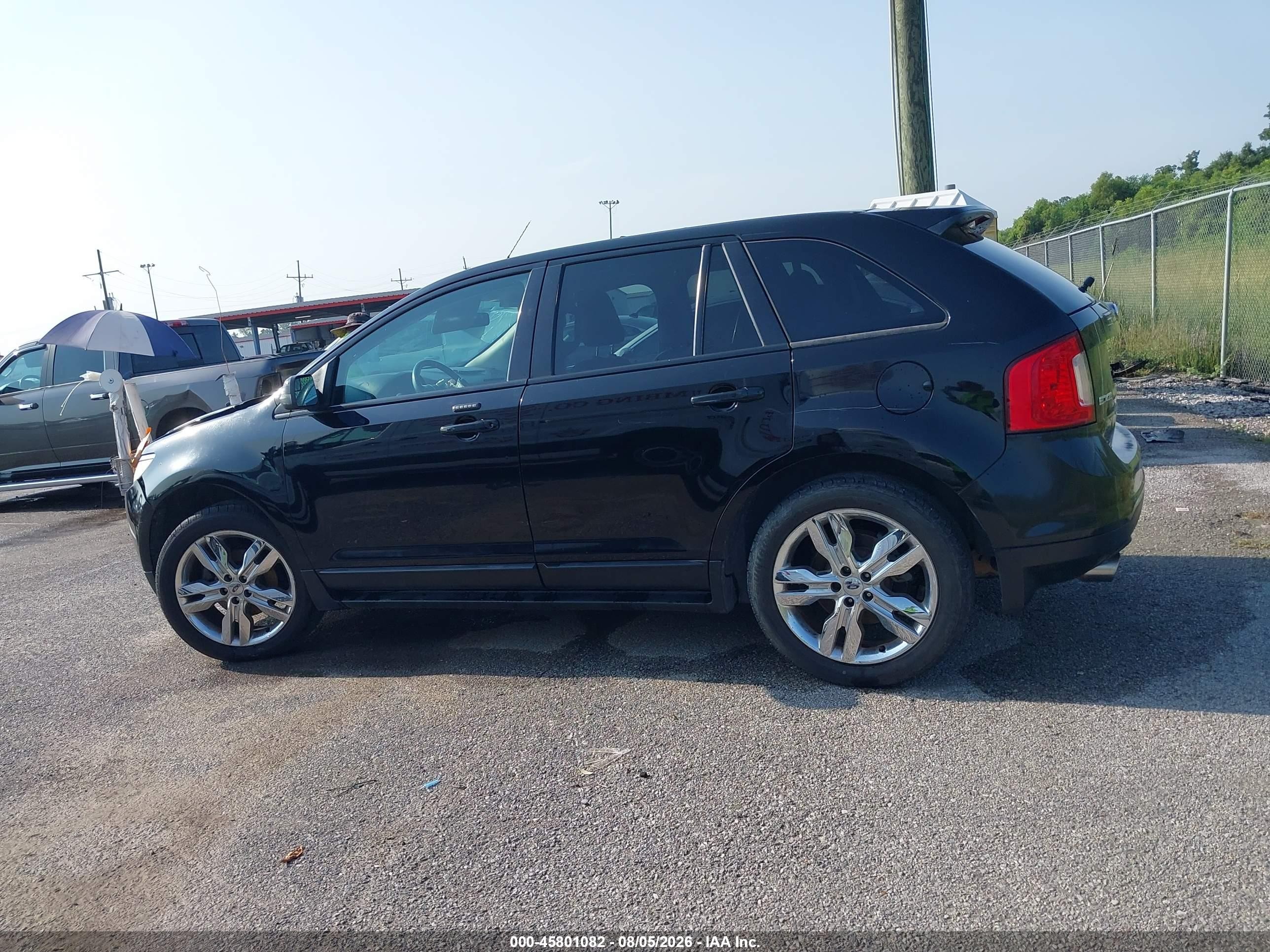 2012 Ford Edge Sel Black vin: 2FMDK3J9XCBA02167