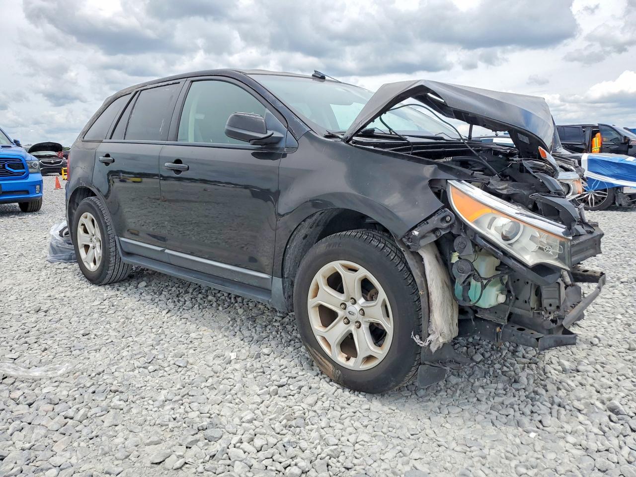 2012 Ford Edge Sel Black vin: 2FMDK3J9XCBA90718