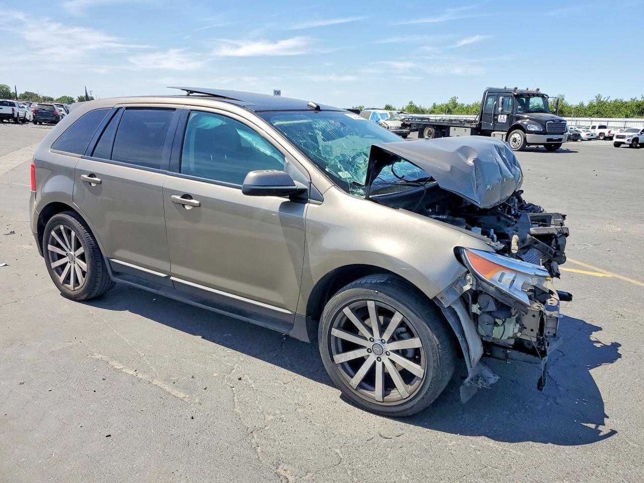 2013 Ford Edge Sel Gray vin: 2FMDK3J9XDBA48373