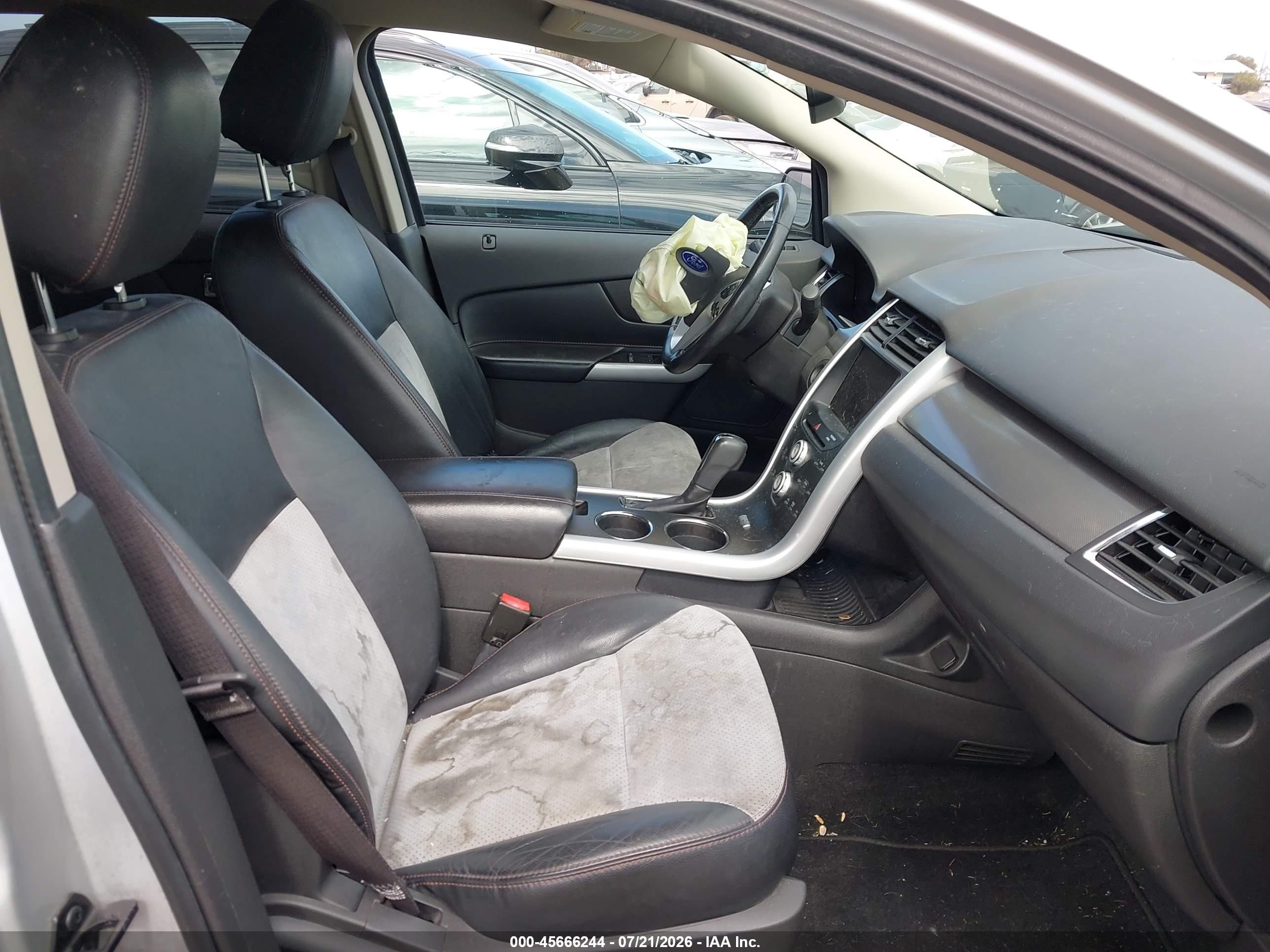 2013 Ford Edge Sel Silver vin: 2FMDK3J9XDBB38090