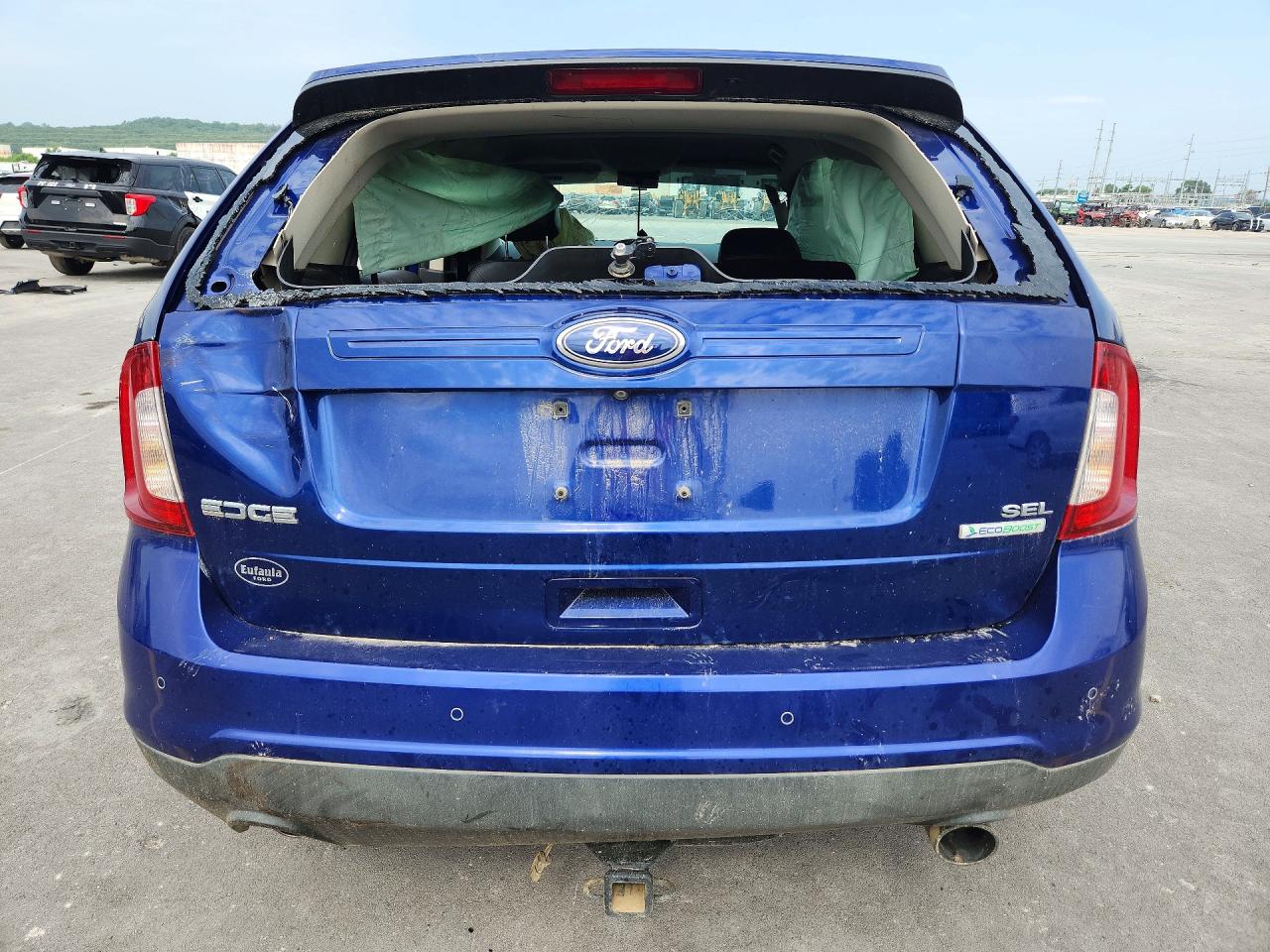 2014 Ford Edge Sel Синий vin: 2FMDK3J9XEBB38317