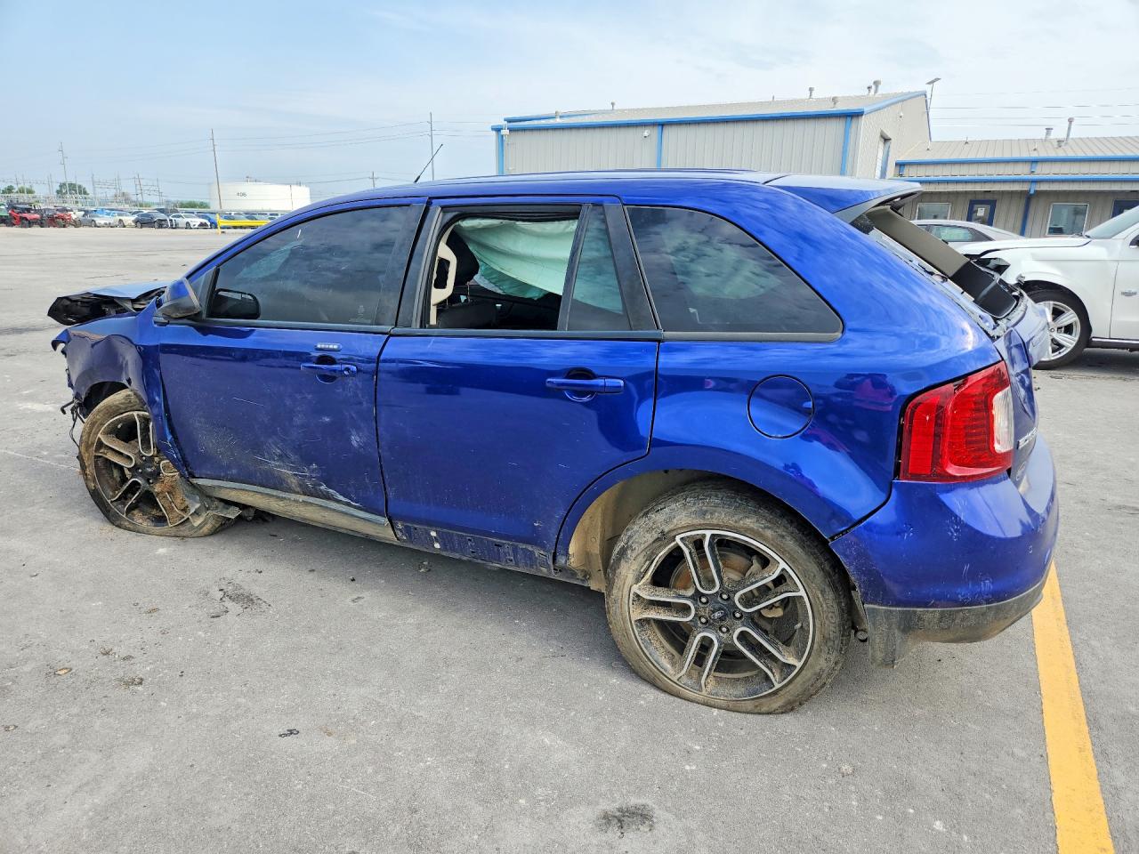 2014 Ford Edge Sel Синий vin: 2FMDK3J9XEBB38317