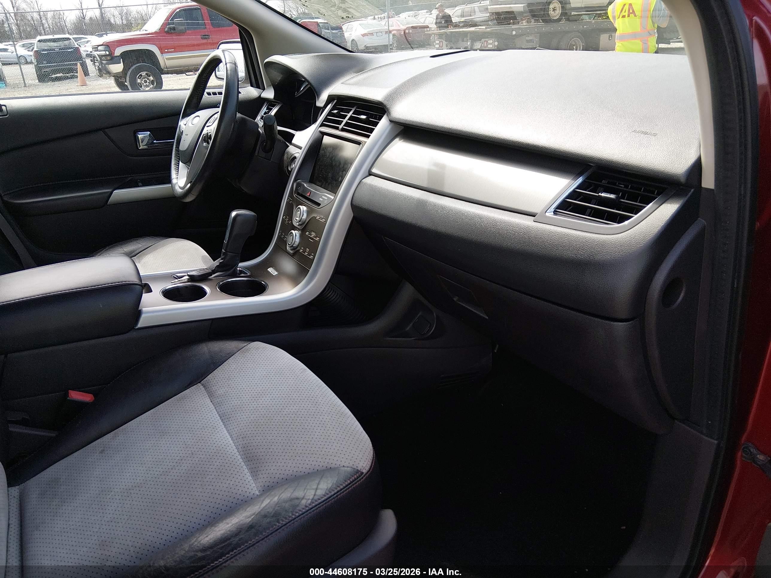 2014 Ford Edge Sel Red vin: 2FMDK3J9XEBB62584