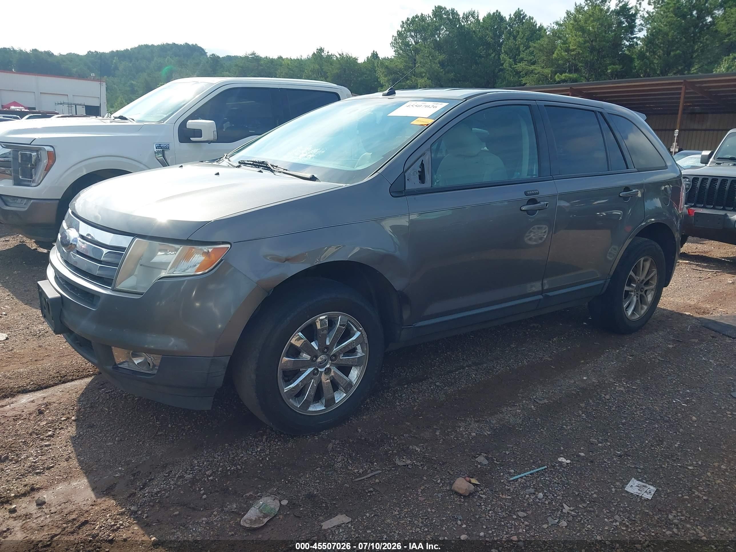 2010 Ford Edge Sel Gray vin: 2FMDK3JC0ABA26714