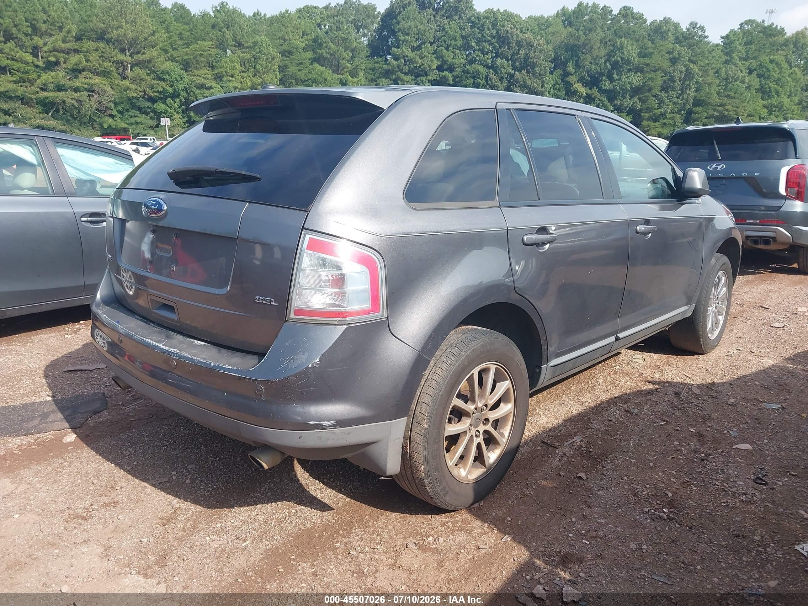 2010 Ford Edge Sel Gray vin: 2FMDK3JC0ABA26714