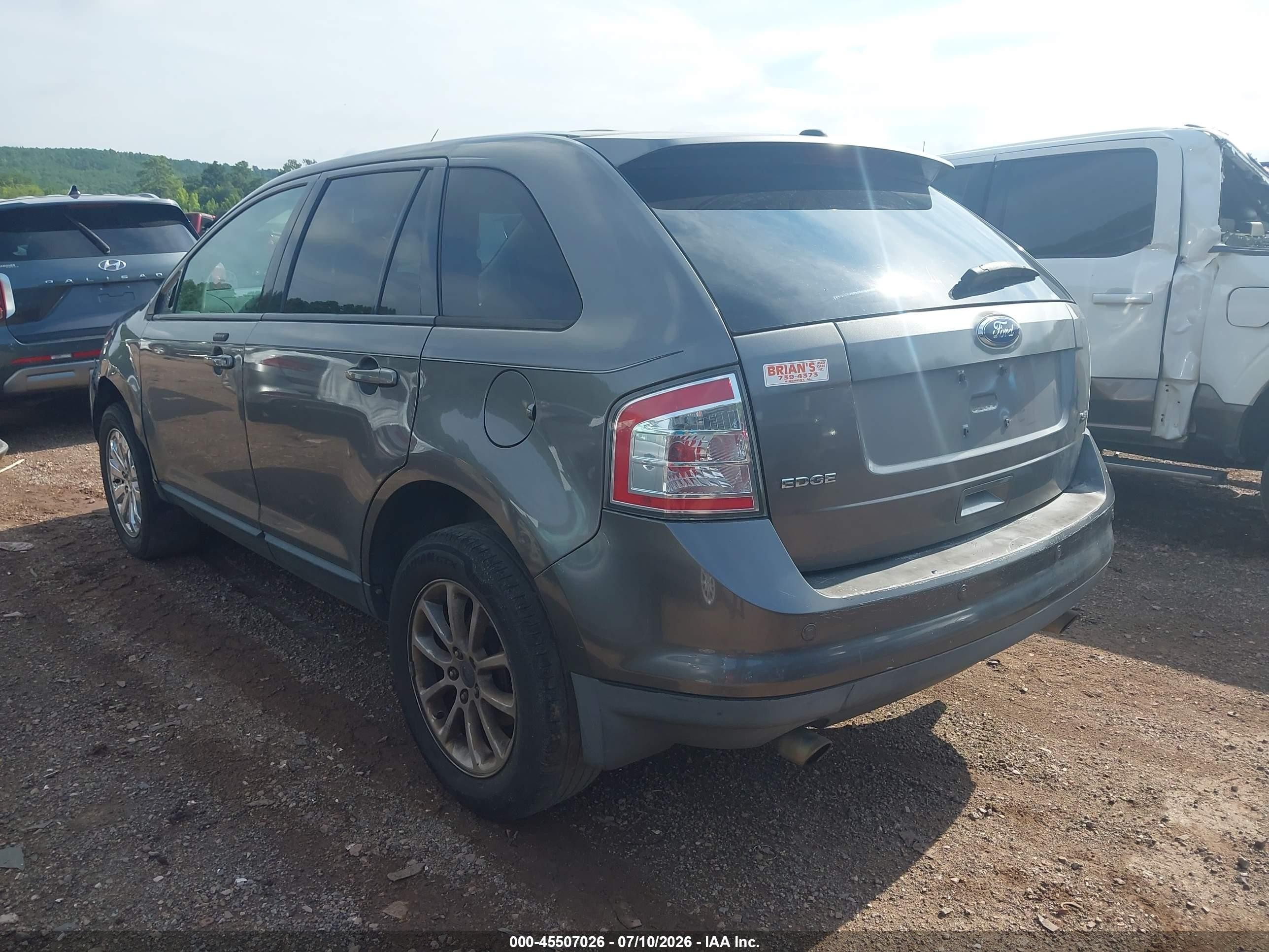 2010 Ford Edge Sel Gray vin: 2FMDK3JC0ABA26714