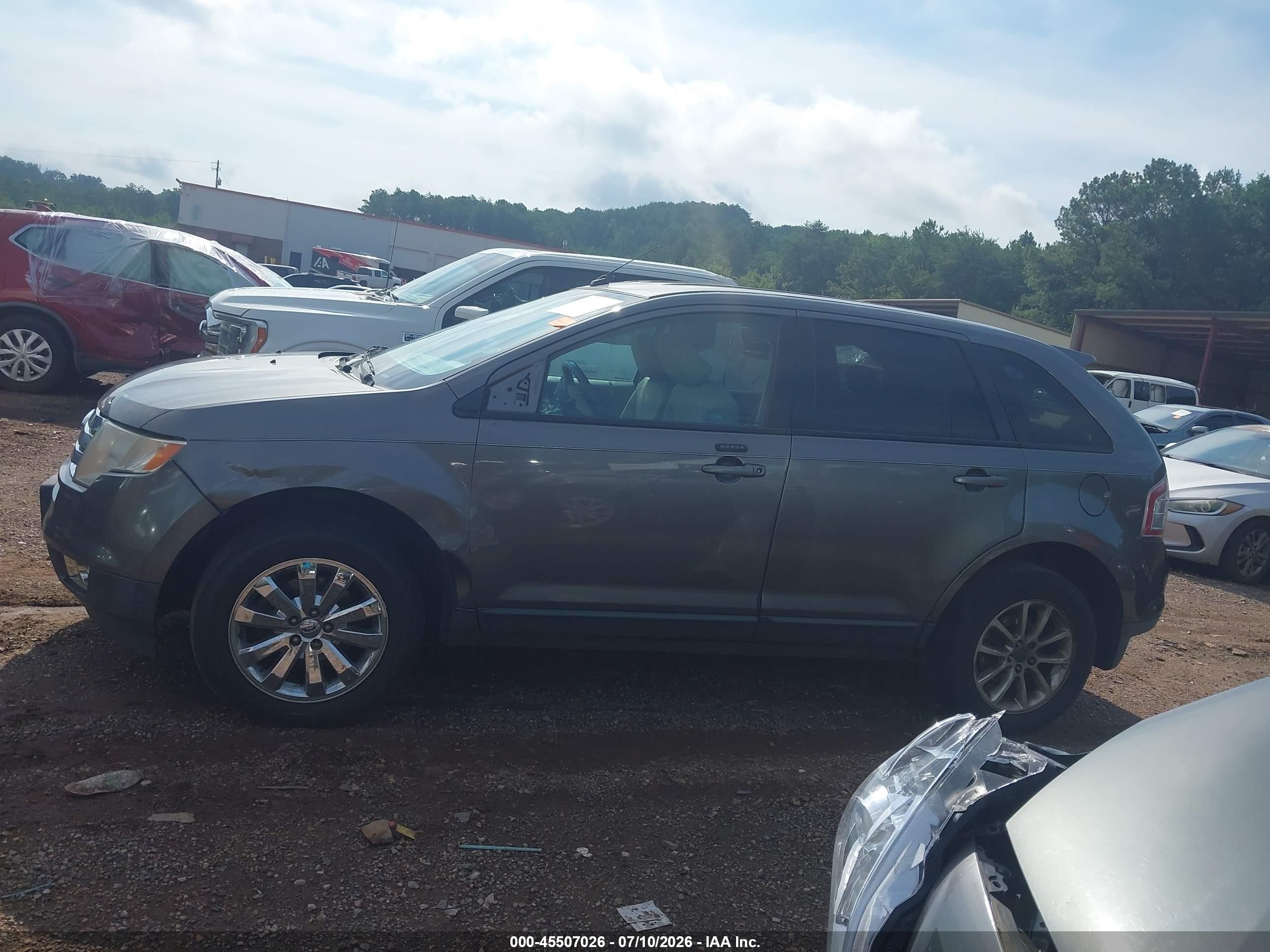2010 Ford Edge Sel Gray vin: 2FMDK3JC0ABA26714