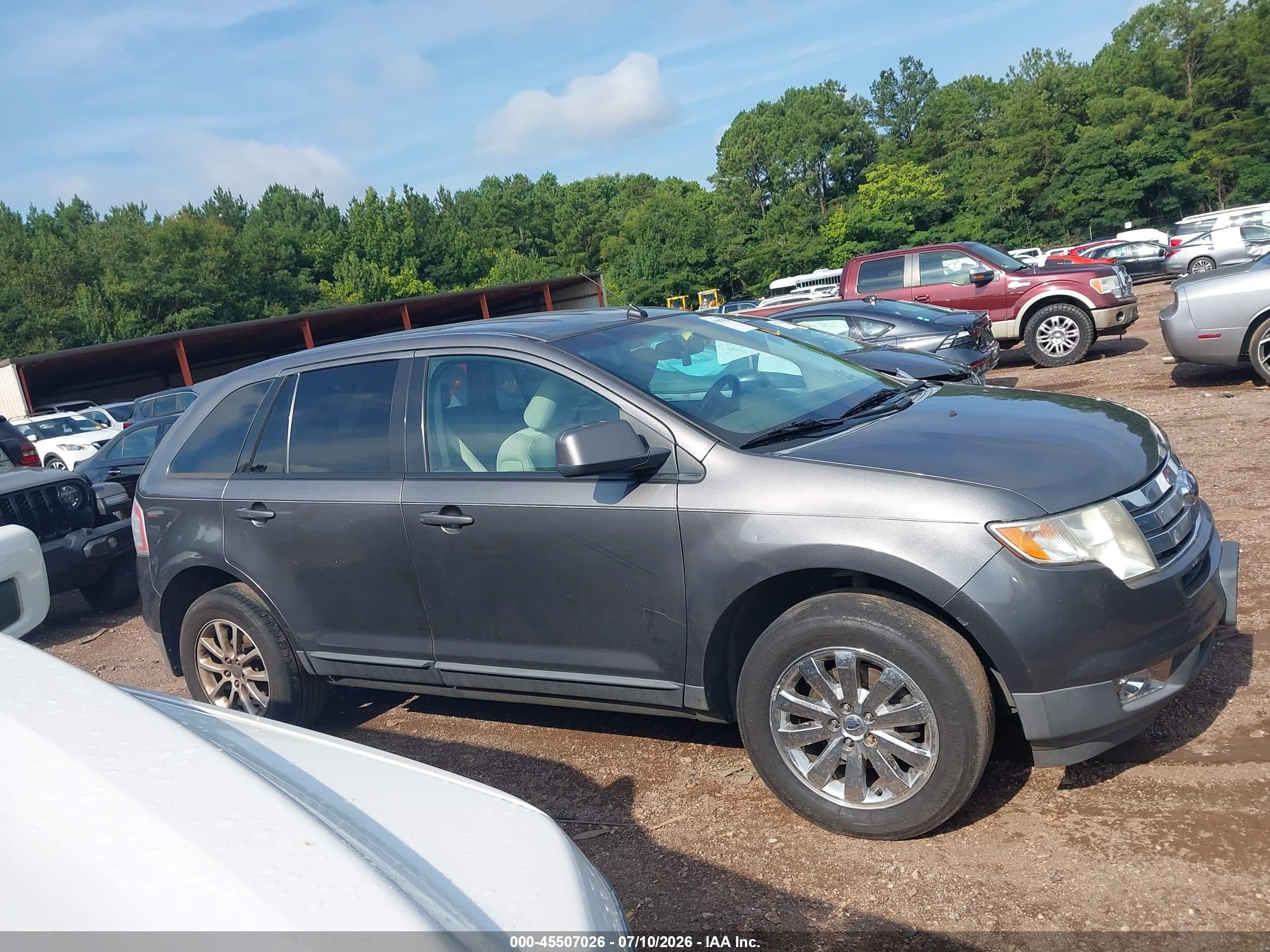 2010 Ford Edge Sel Gray vin: 2FMDK3JC0ABA26714