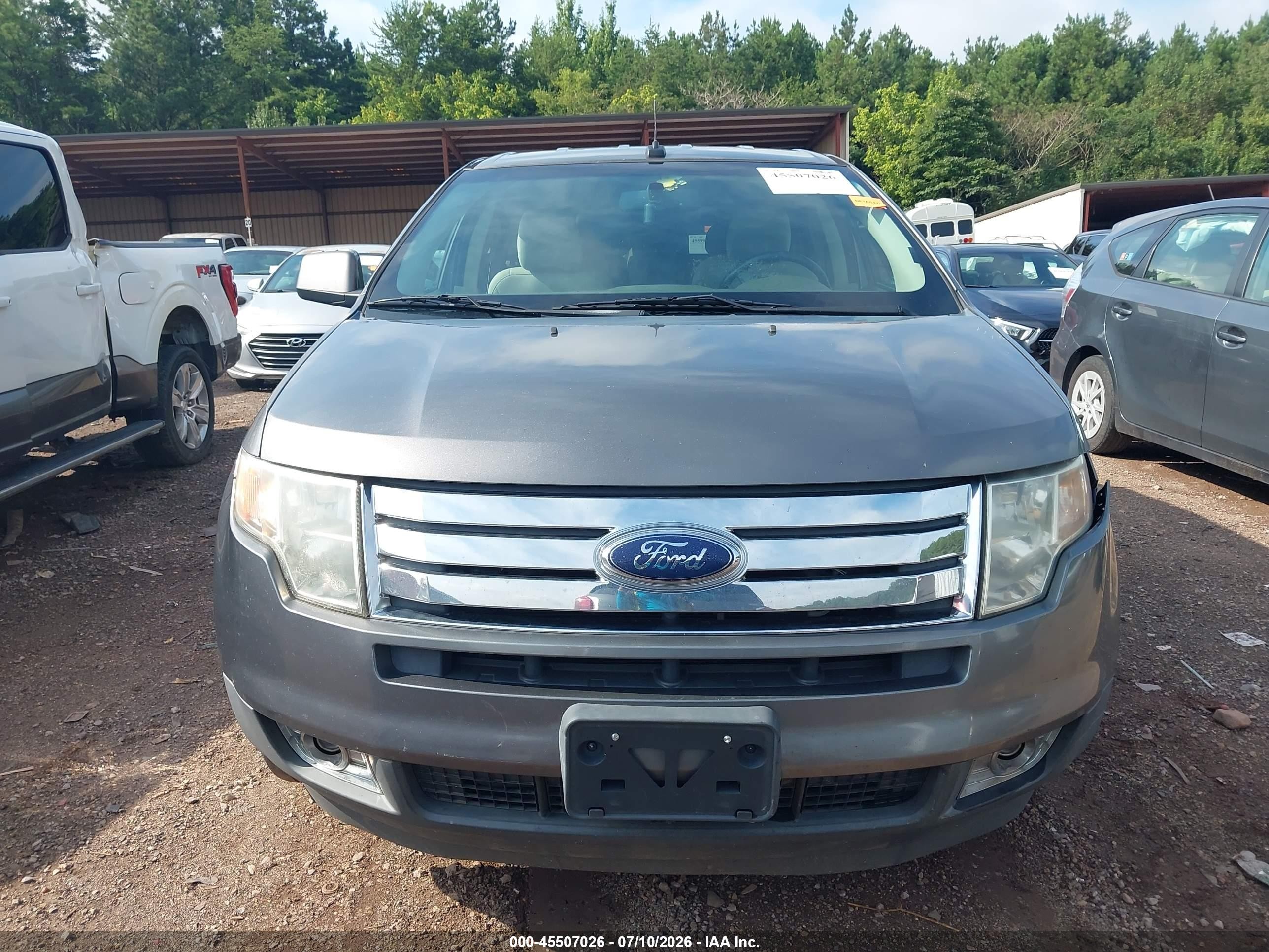 2010 Ford Edge Sel Gray vin: 2FMDK3JC0ABA26714