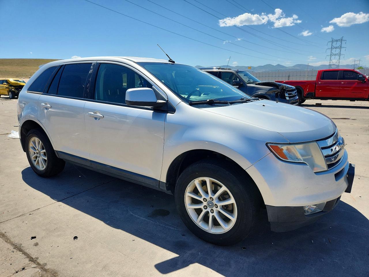 2010 Ford Edge Sel Silver vin: 2FMDK3JC0ABA26826