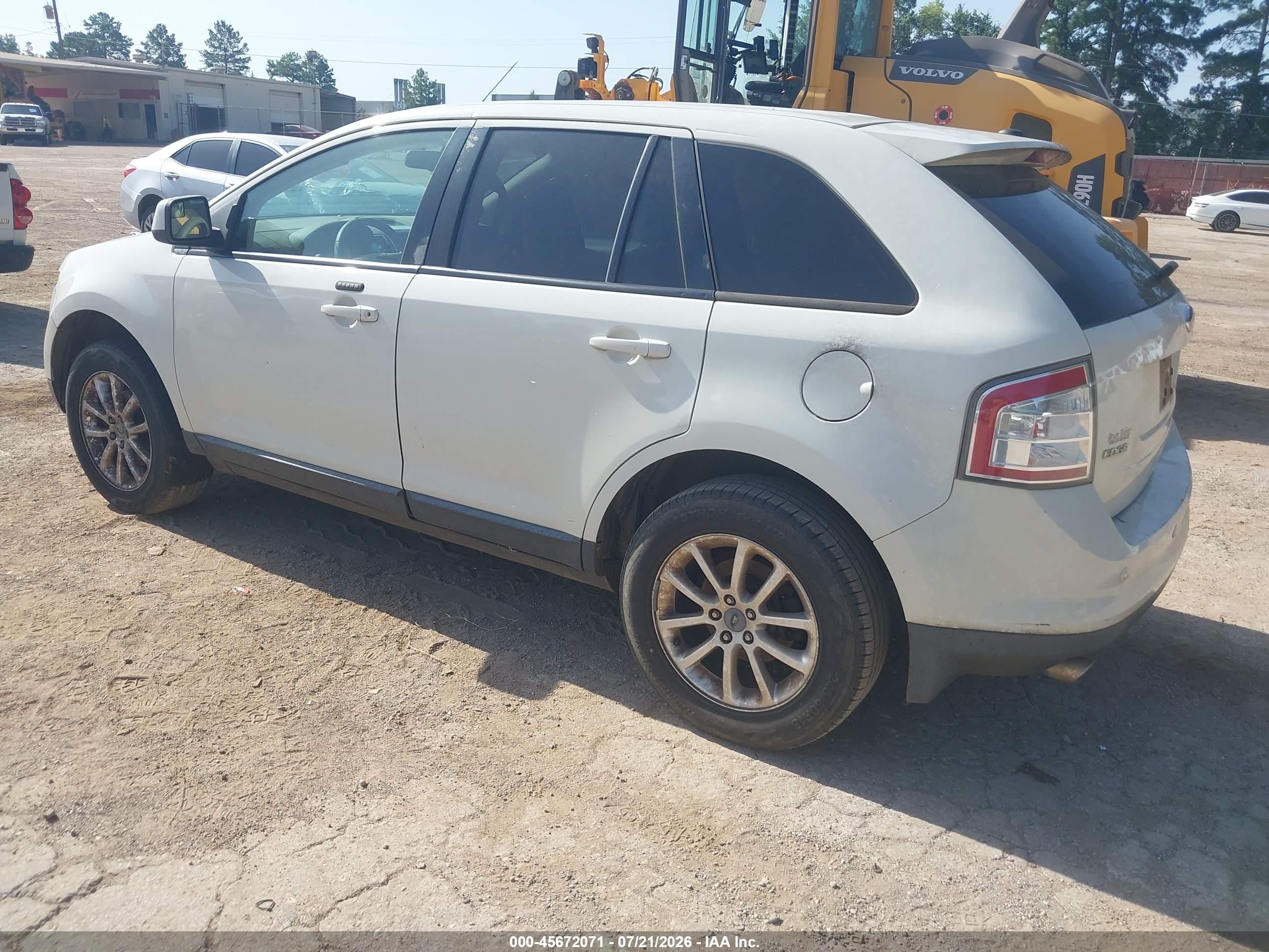 2010 Ford Edge Sel White vin: 2FMDK3JC0ABA36448