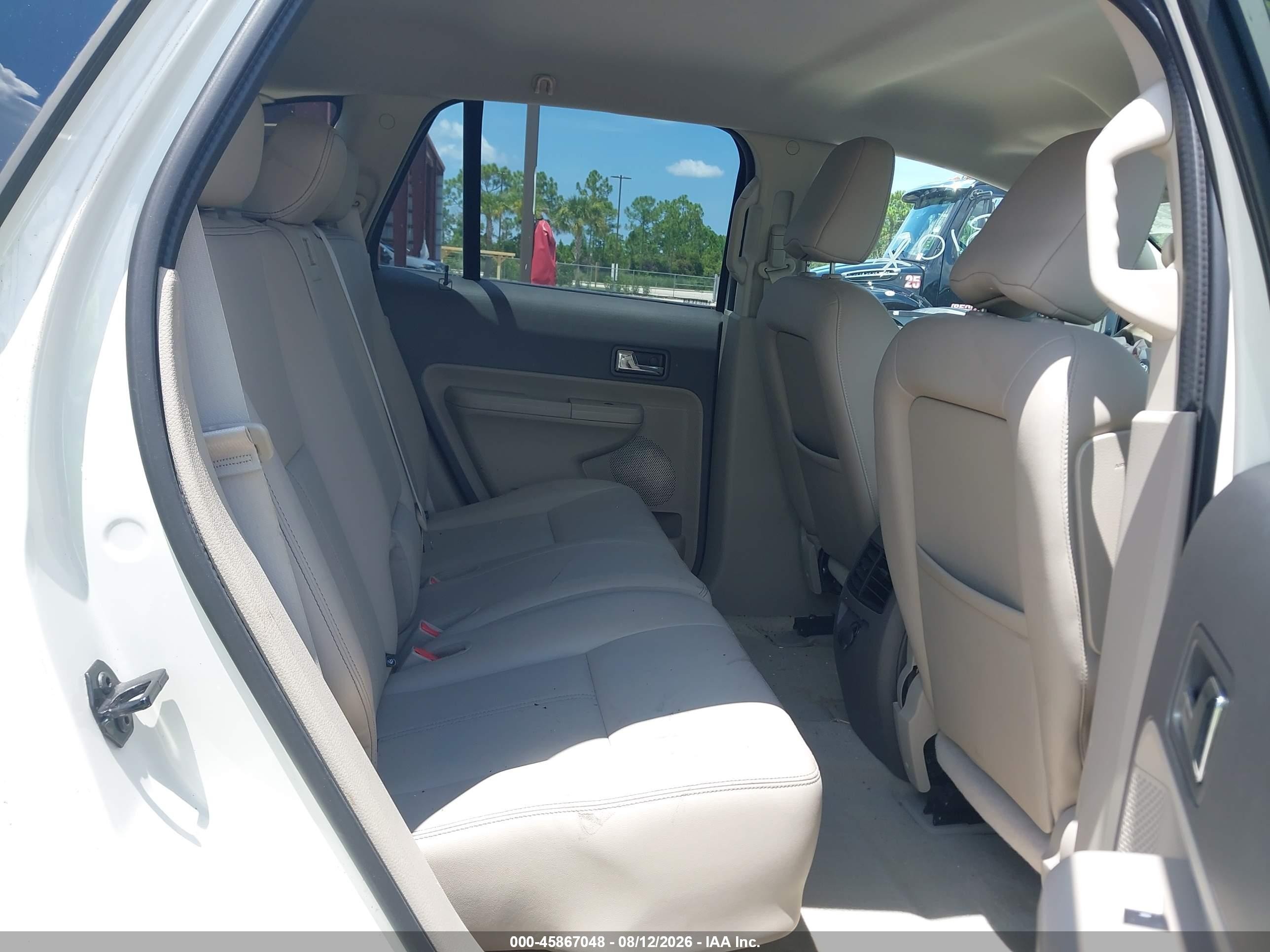 2010 Ford Edge Sel White vin: 2FMDK3JC0ABA73533