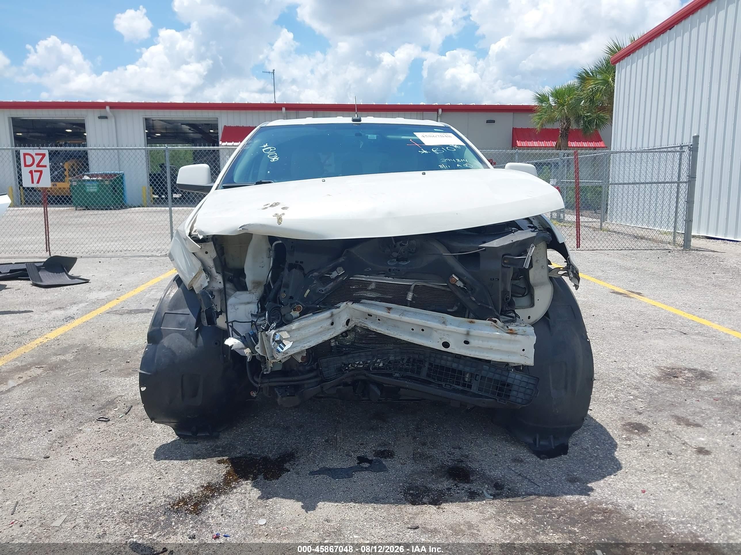 2010 Ford Edge Sel White vin: 2FMDK3JC0ABA73533
