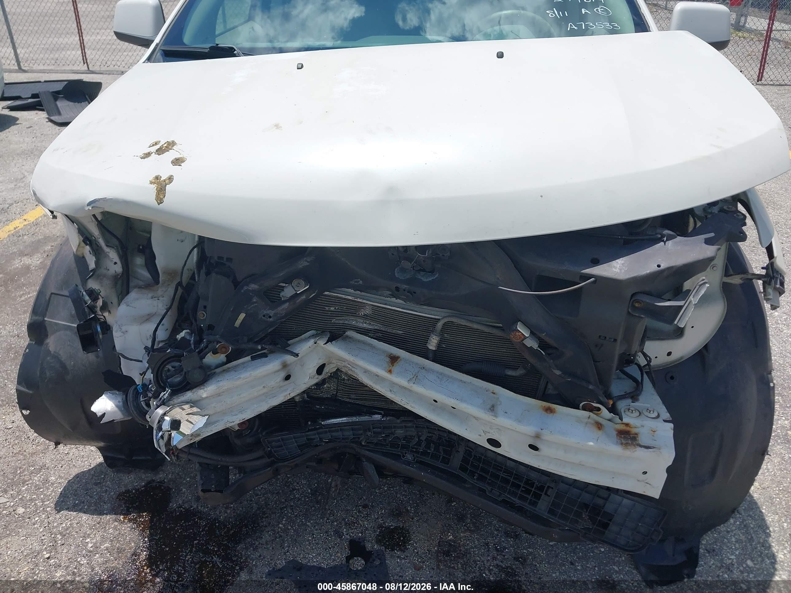 2010 Ford Edge Sel White vin: 2FMDK3JC0ABA73533