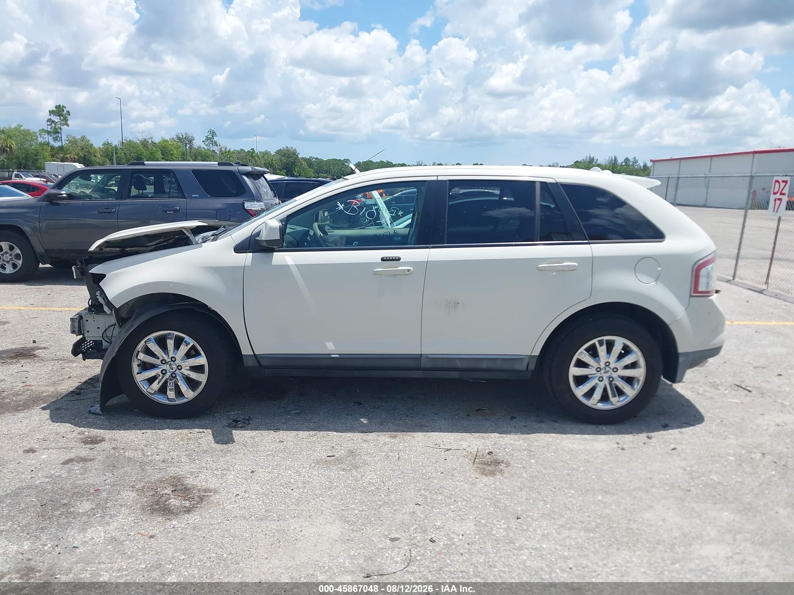 2010 Ford Edge Sel White vin: 2FMDK3JC0ABA73533