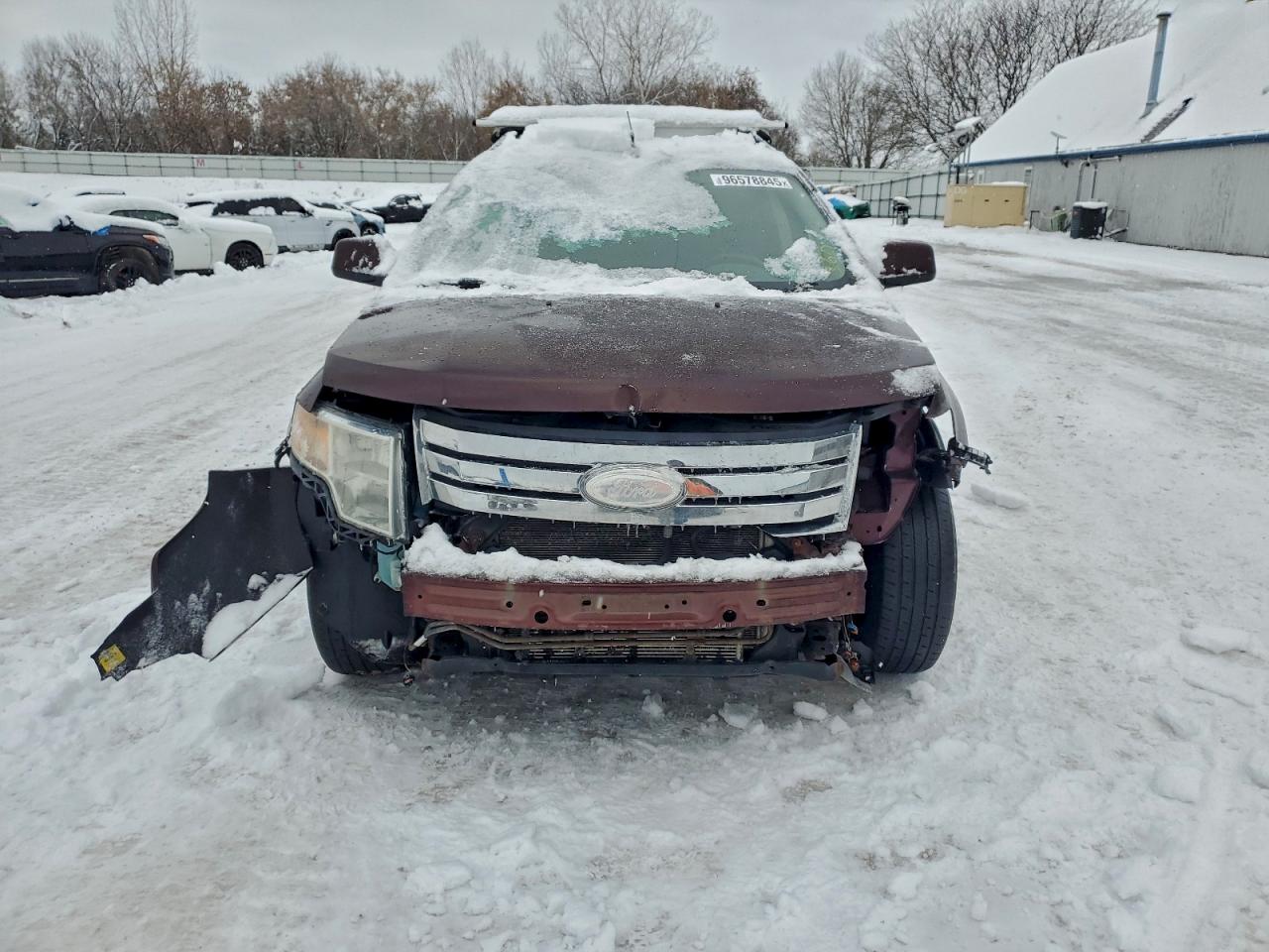 2010 Ford Edge Sel Burgundy vin: 2FMDK3JC0ABA96360