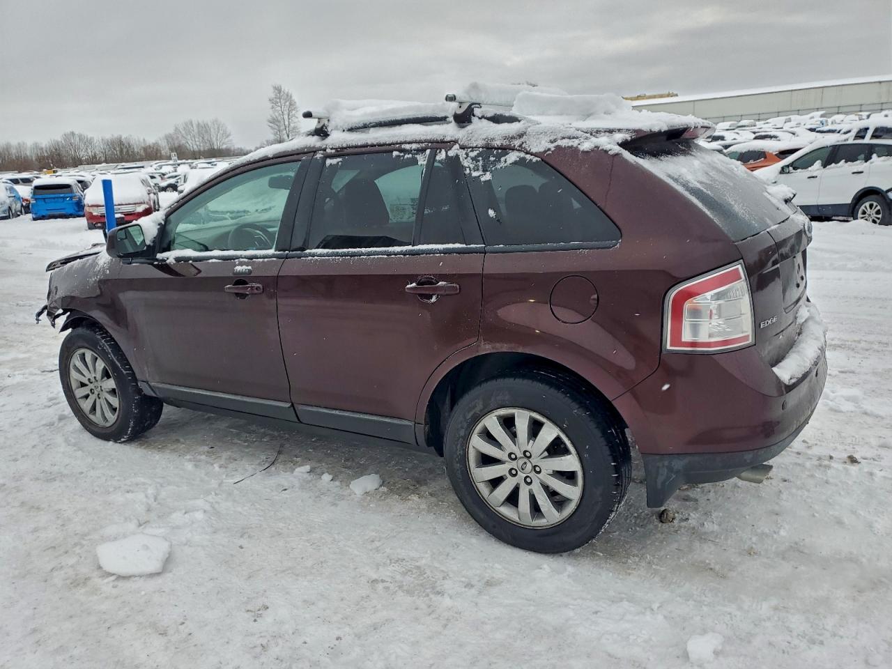2010 Ford Edge Sel Burgundy vin: 2FMDK3JC0ABA96360