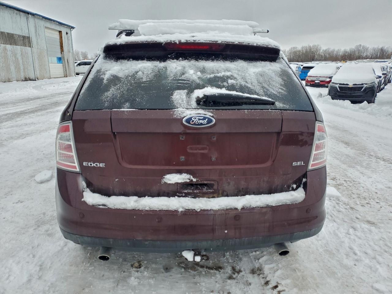 2010 Ford Edge Sel Burgundy vin: 2FMDK3JC0ABA96360