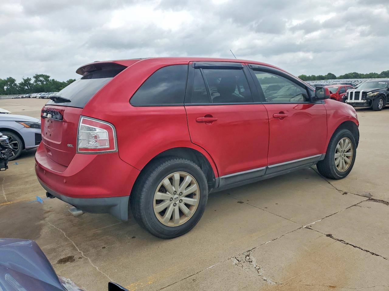 2010 Ford Edge Sel Red vin: 2FMDK3JC0ABB19457