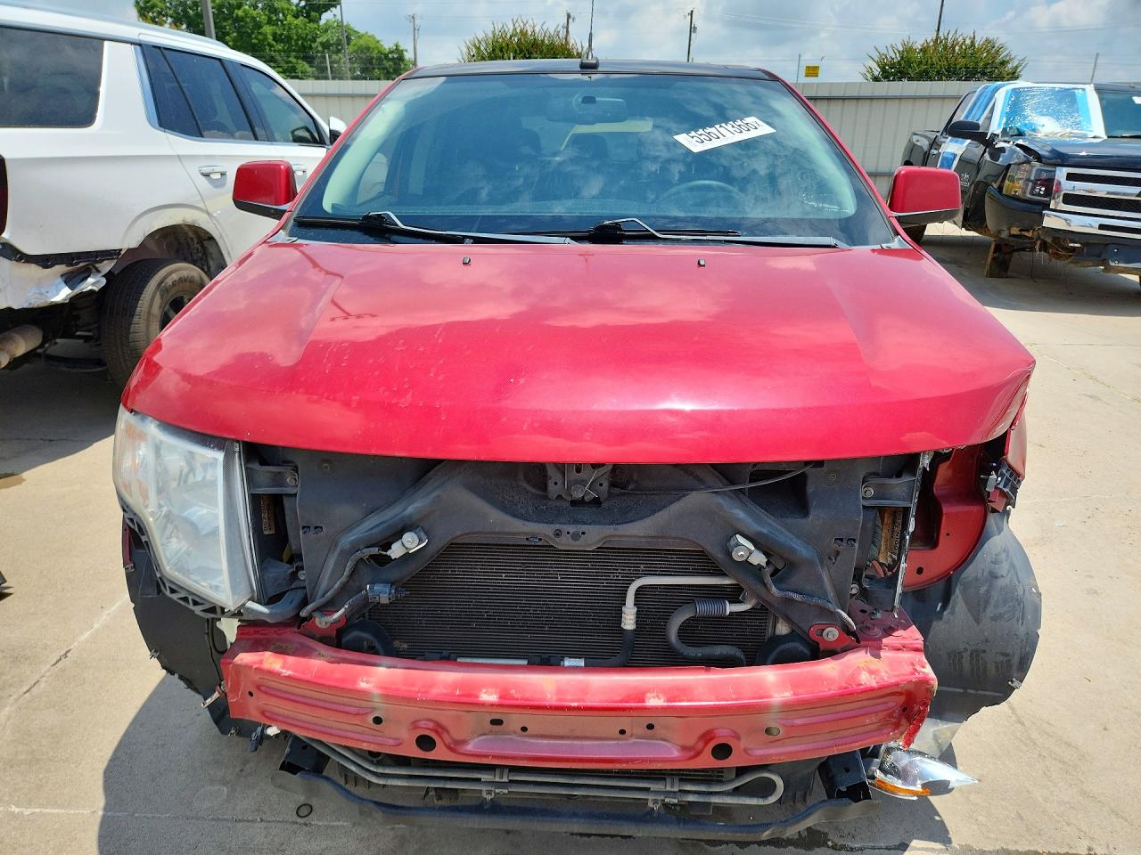 2010 Ford Edge Sel Red vin: 2FMDK3JC0ABB19457