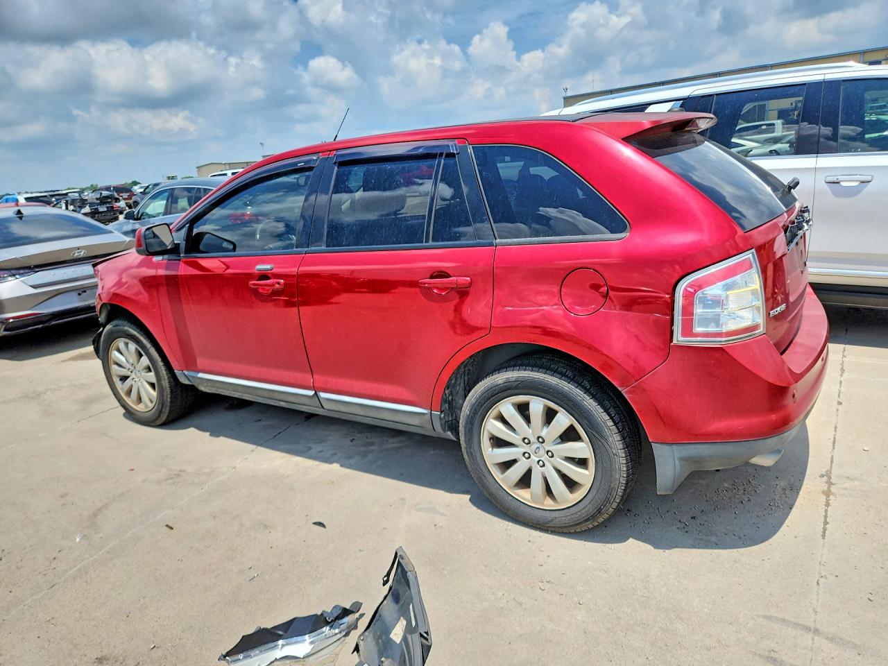 2010 Ford Edge Sel Red vin: 2FMDK3JC0ABB19457